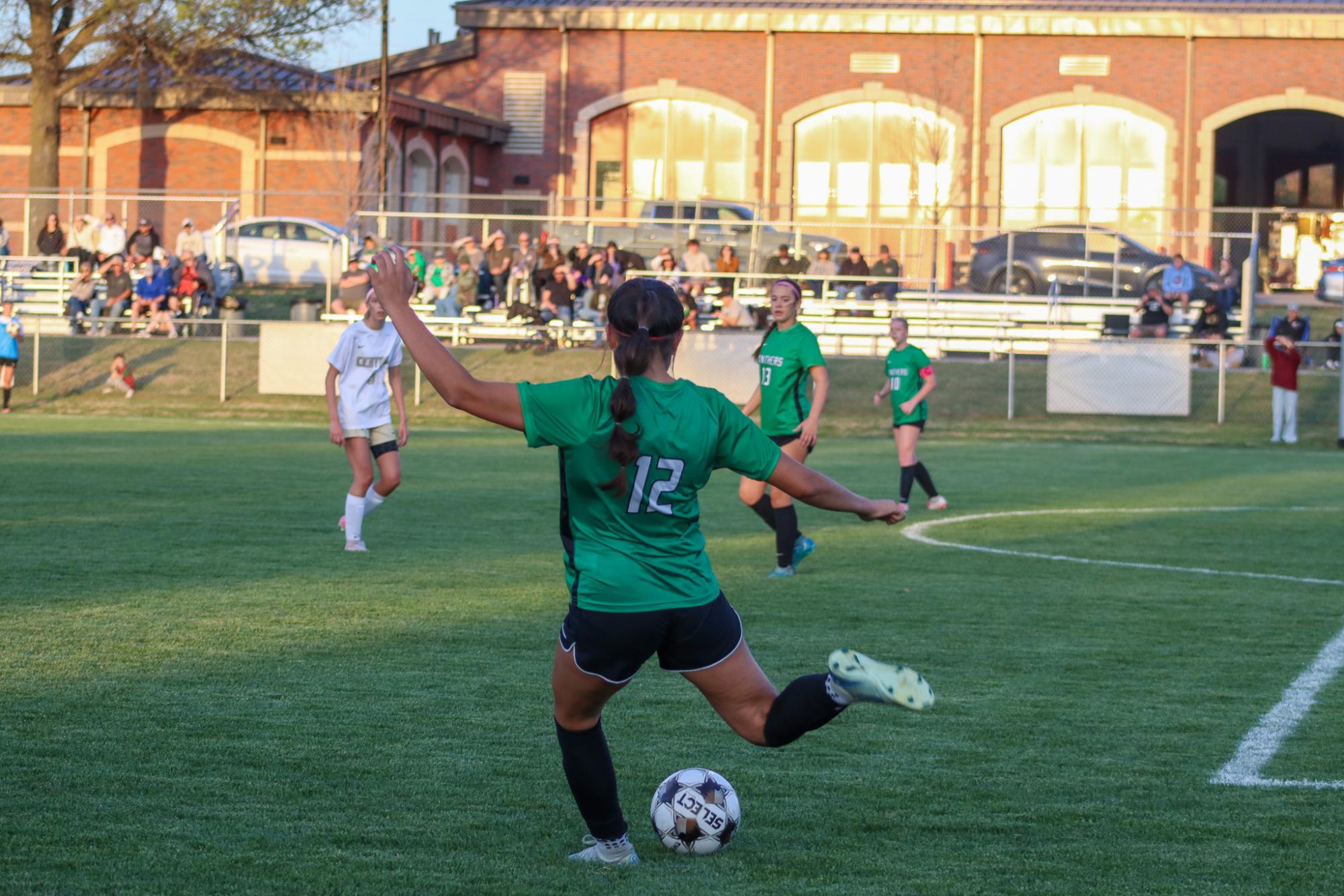 Girls varsity soccer vs. Andover Central (Photos by Delainey Sephenson)