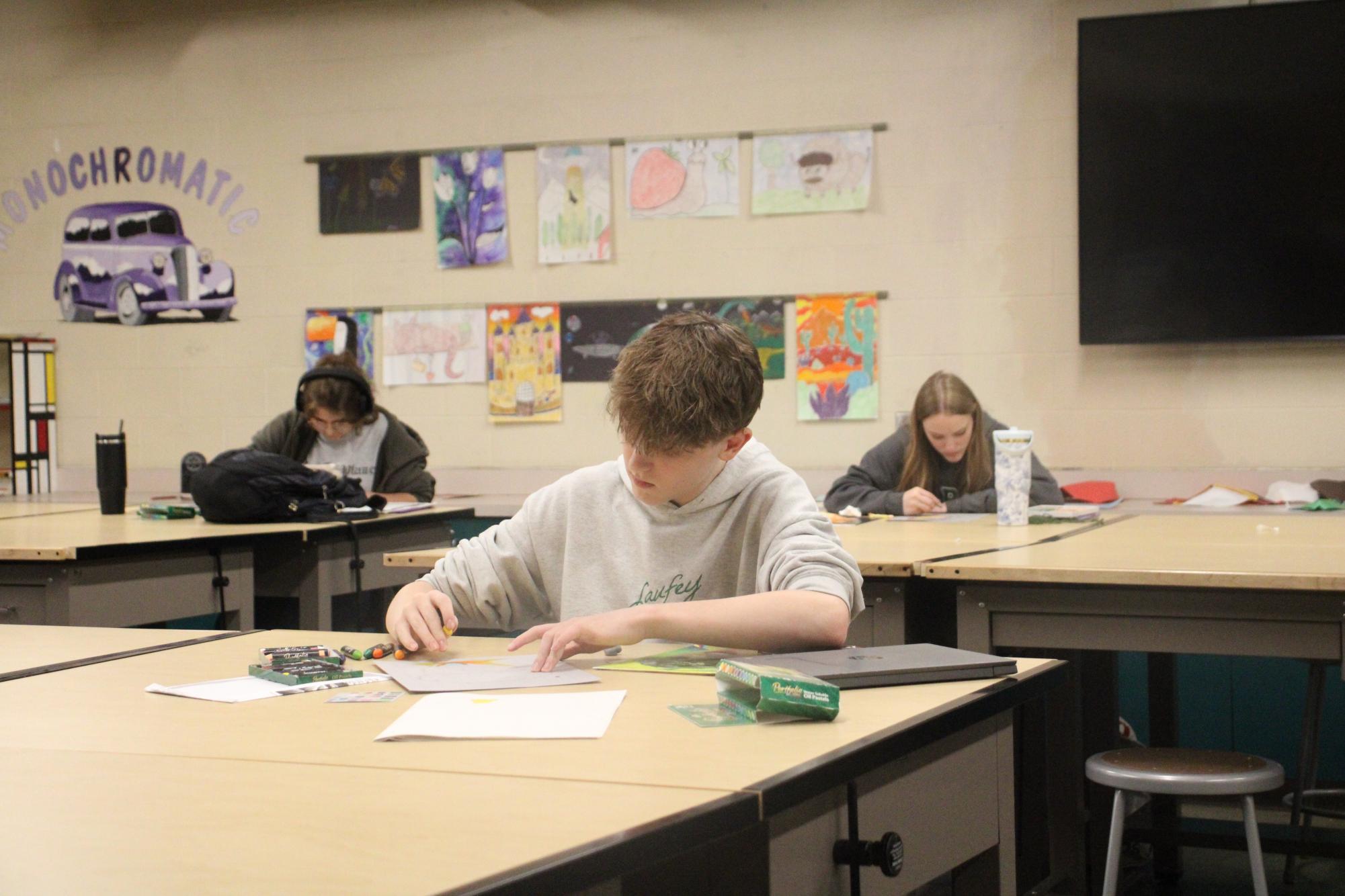 Advanced Drawing Class (Photos by Isadora Colgrove)