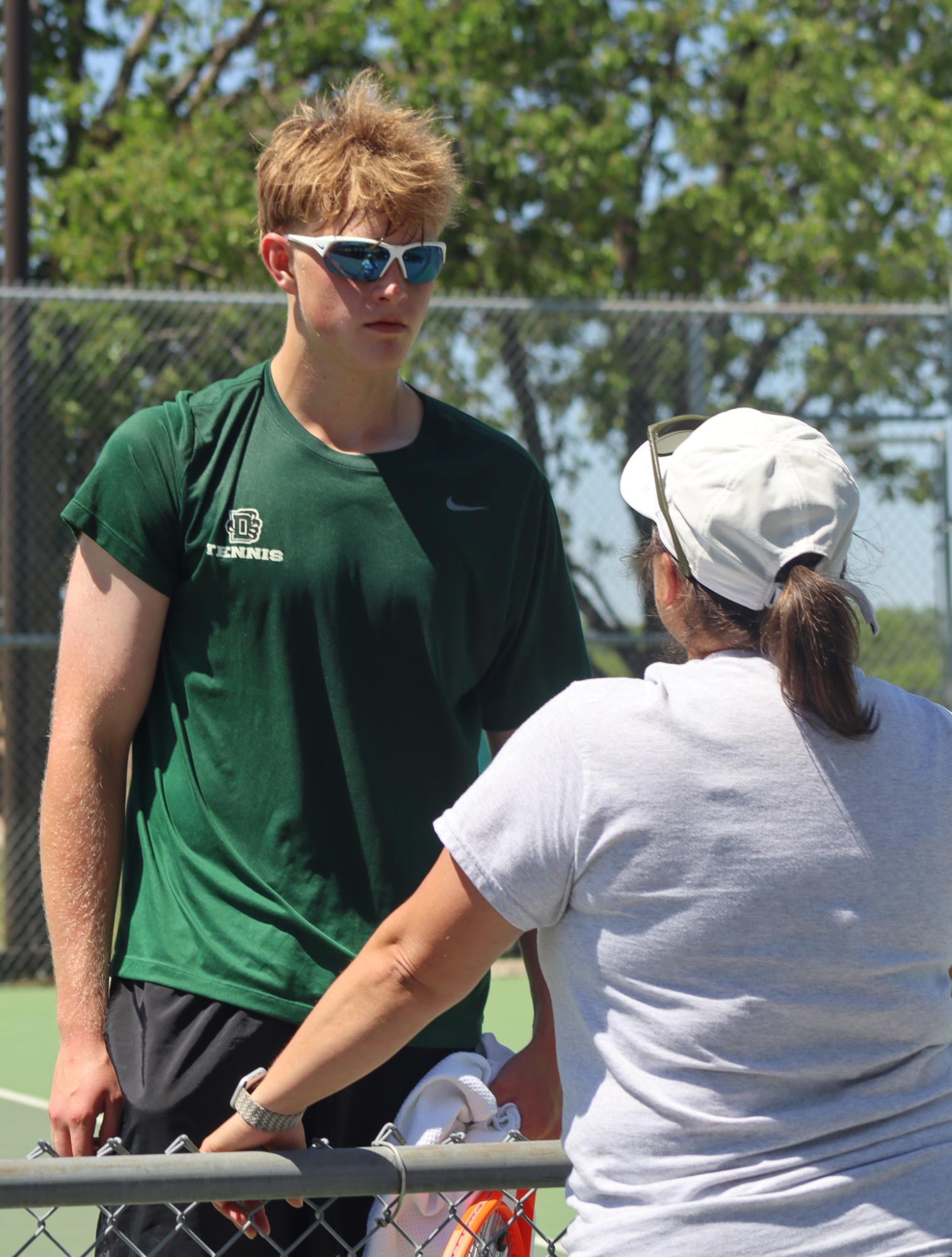Boys Tennis Senior Night (Photos by Abbie Villarreal)