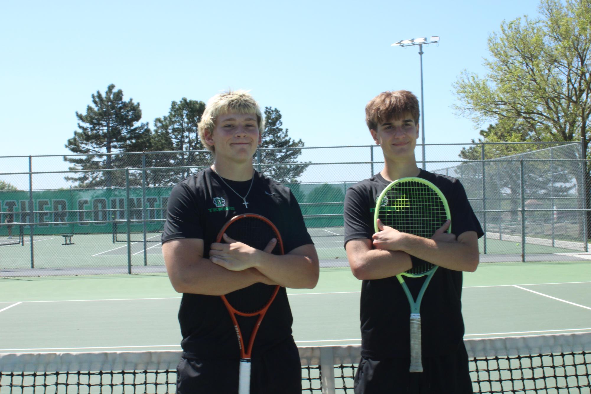 Boys Varsity Tennis, Senior Night (Photos by Tripp Stratton)