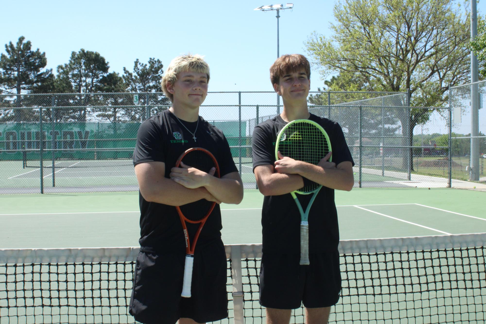 Boys Varsity Tennis, Senior Night (Photos by Tripp Stratton)