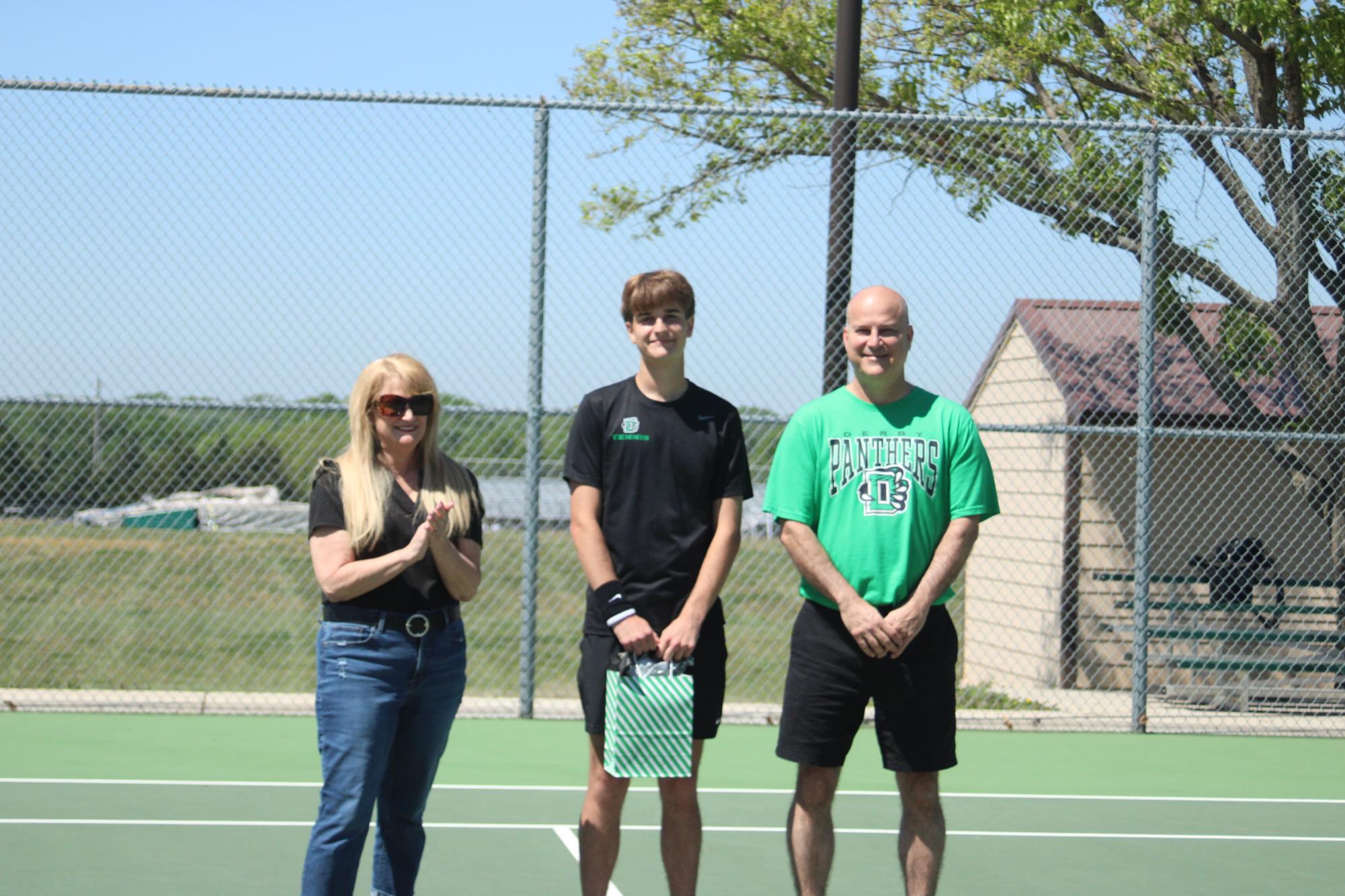 Boys Varsity Tennis, Senior Night (Photos by Tripp Stratton)