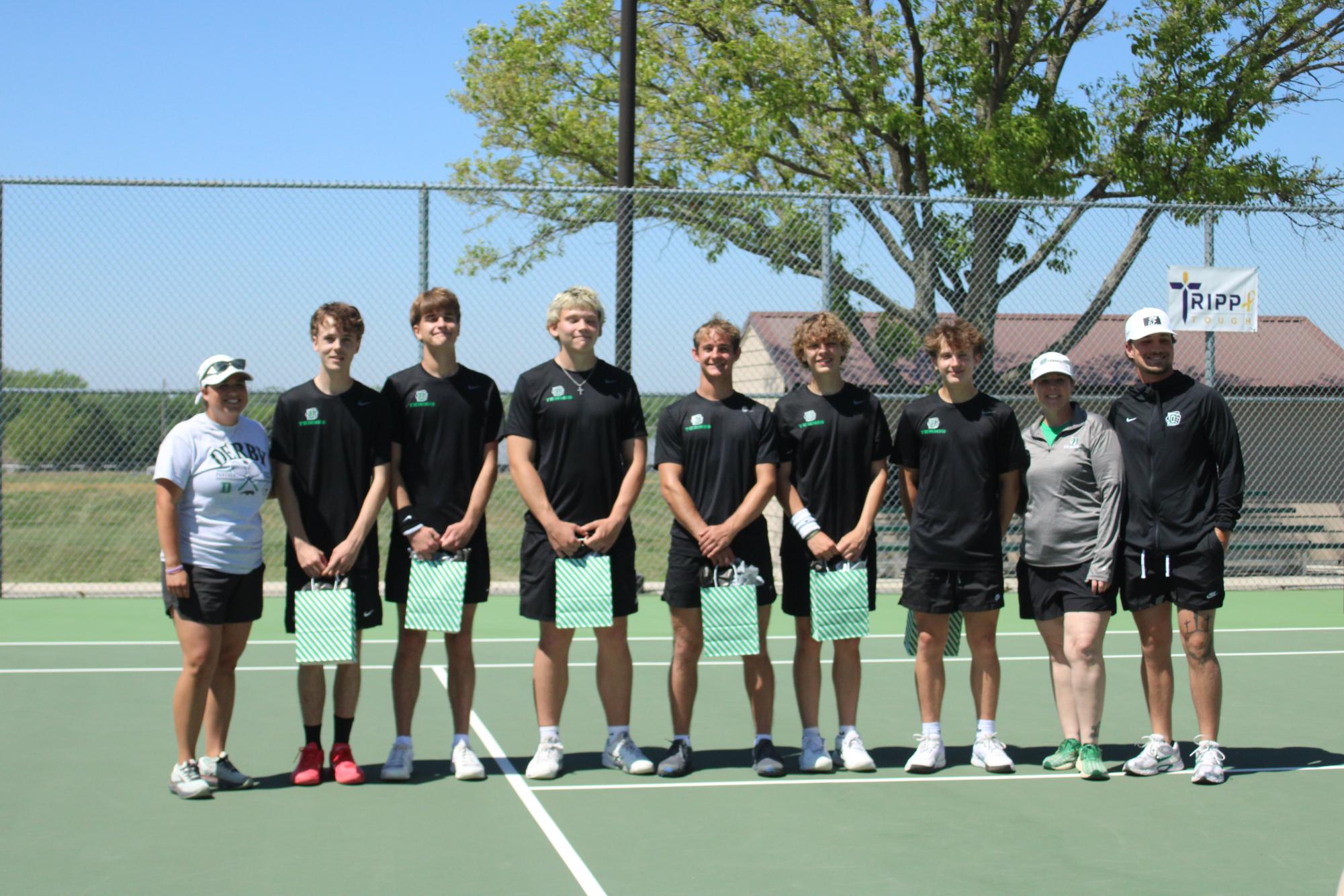 Boys Varsity Tennis, Senior Night (Photos by Tripp Stratton)