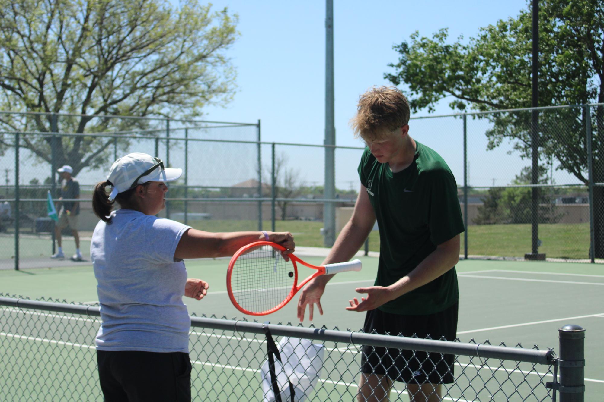 Boys Varsity Tennis, Senior Night (Photos by Tripp Stratton)