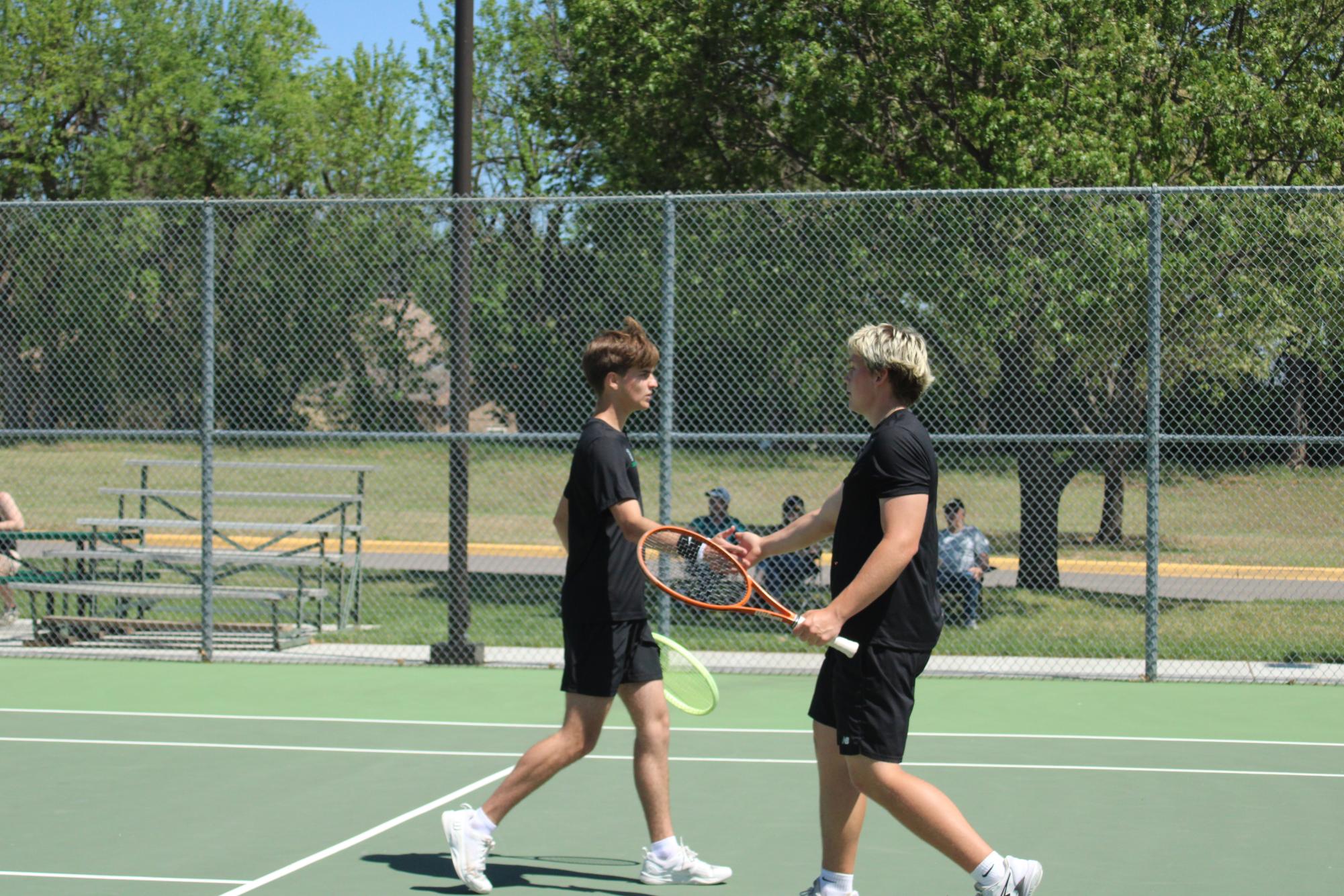 Boys Varsity Tennis, Senior Night (Photos by Tripp Stratton)
