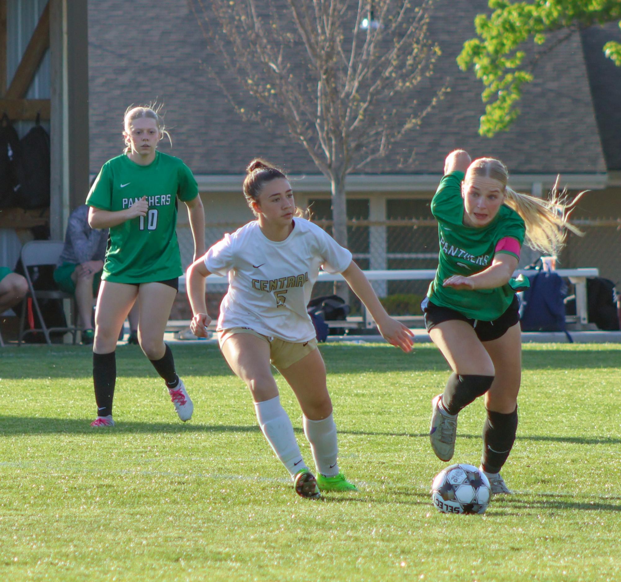 Girls Varsity Soccer Against  Andover Central