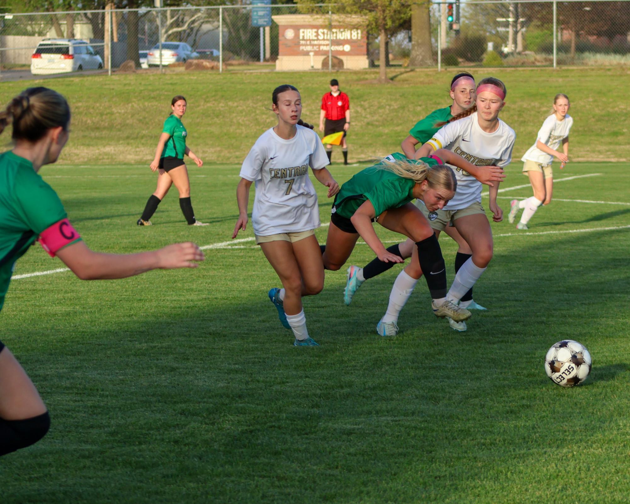 Girls Varsity Soccer Against  Andover Central
