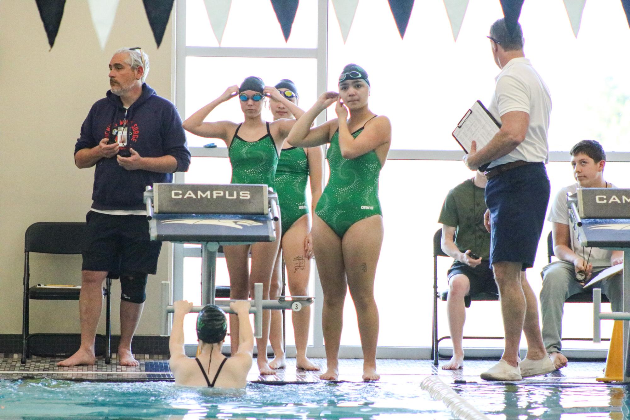 Girls Swim at Campus (Photos by Kaelyn Kissack)