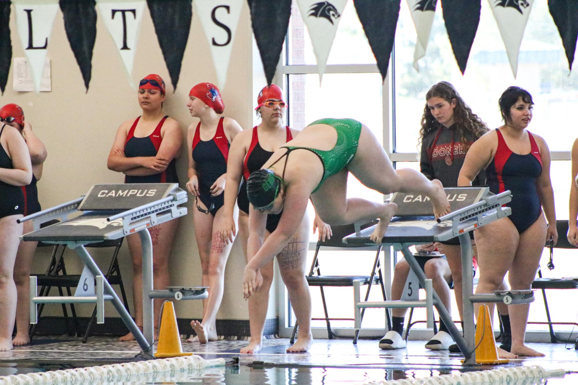 Girls Swim at Campus (Photos by Kaelyn Kissack)