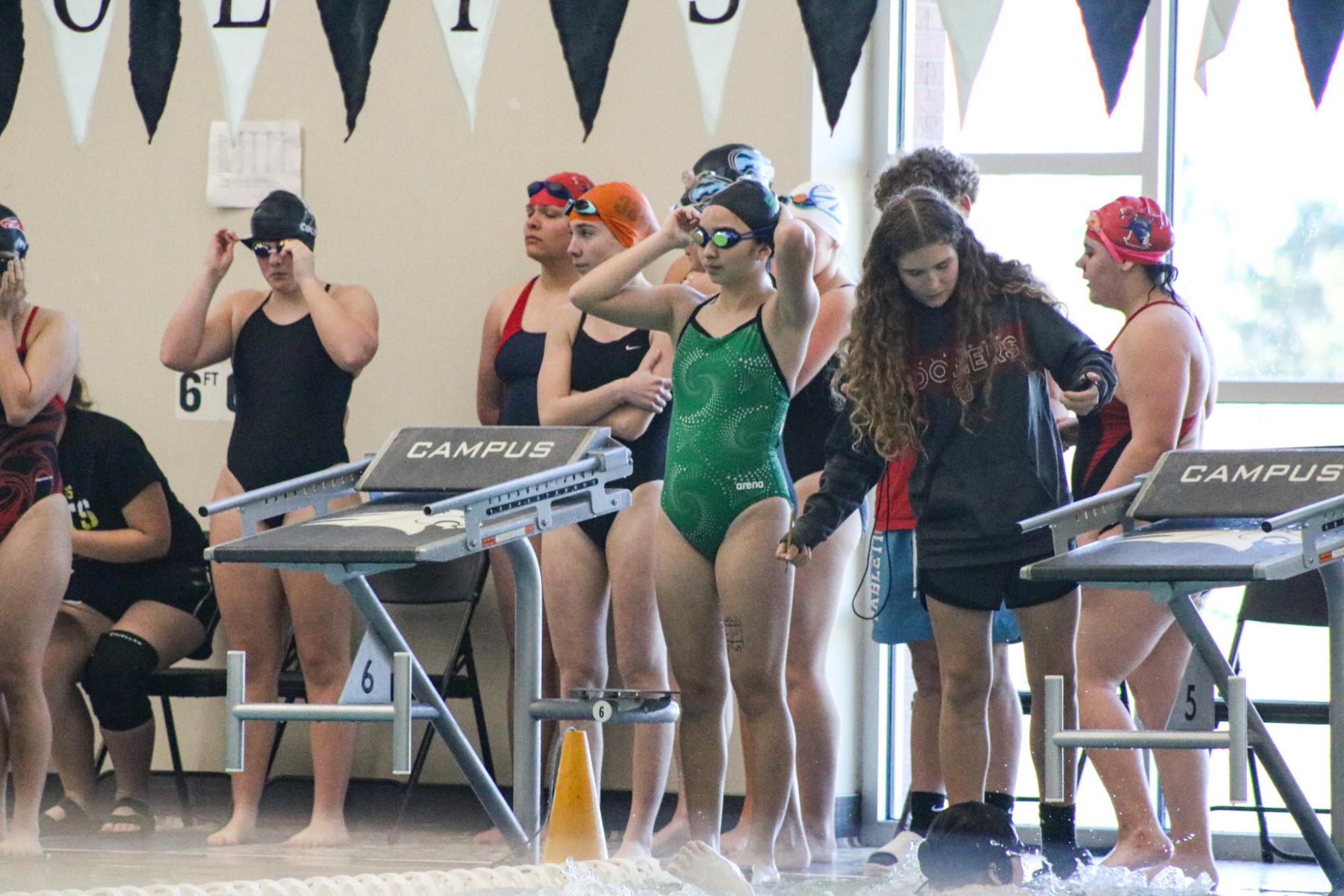 Girls Swim at Campus (Photos by Kaelyn Kissack)