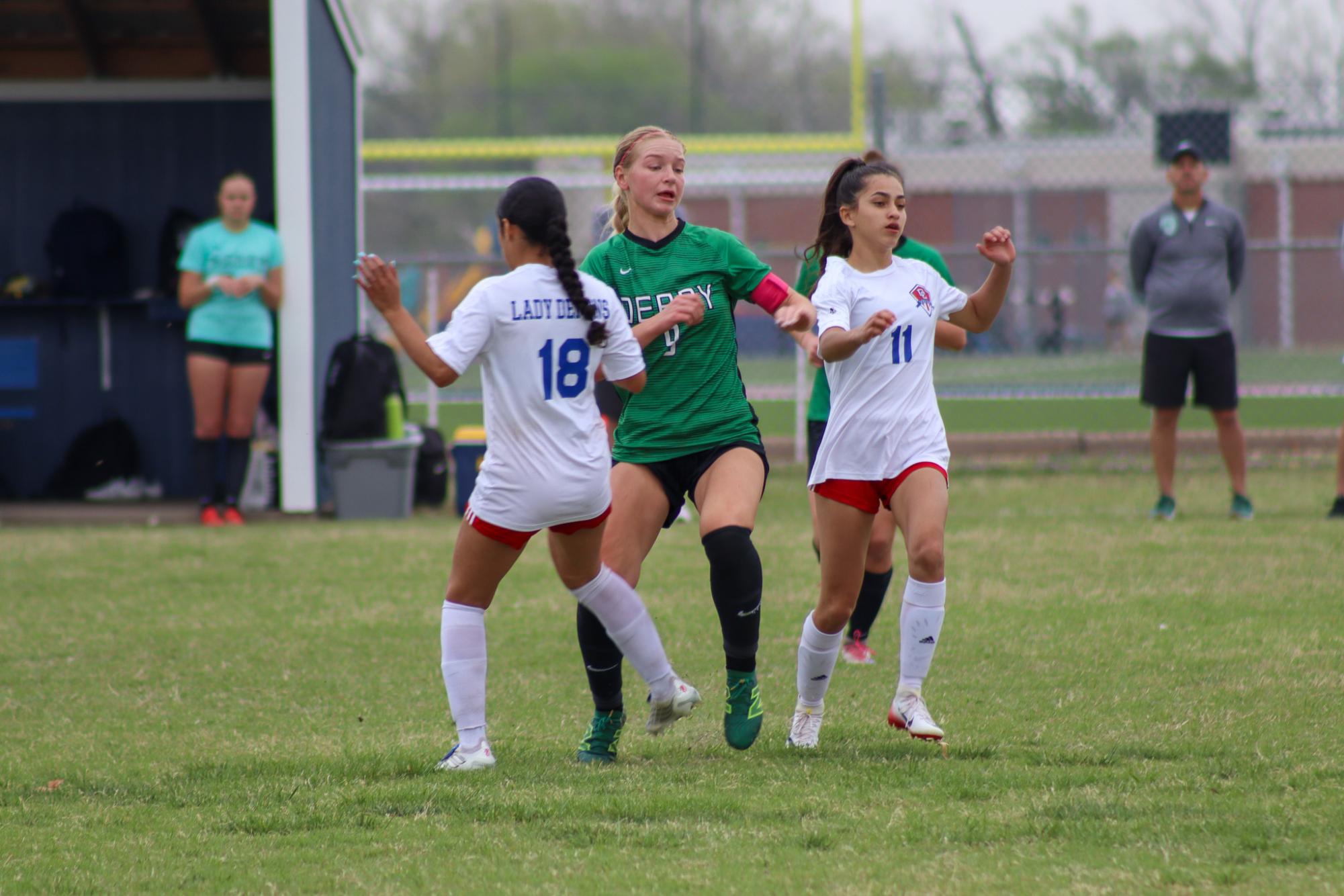 Girls Varsity soccer vs. Dodge (Photos by Delainey Stephenson)
