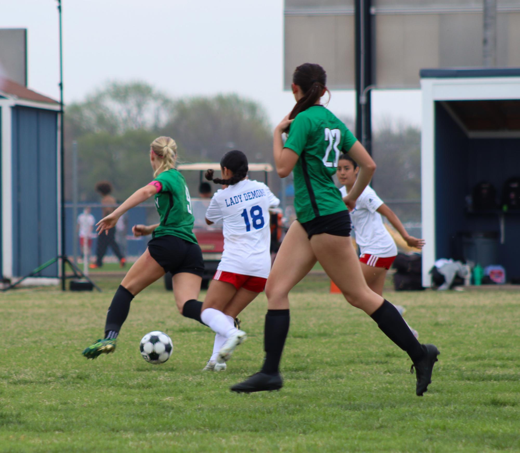 Girls Varsity soccer vs. Dodge (Photos by Delainey Stephenson)