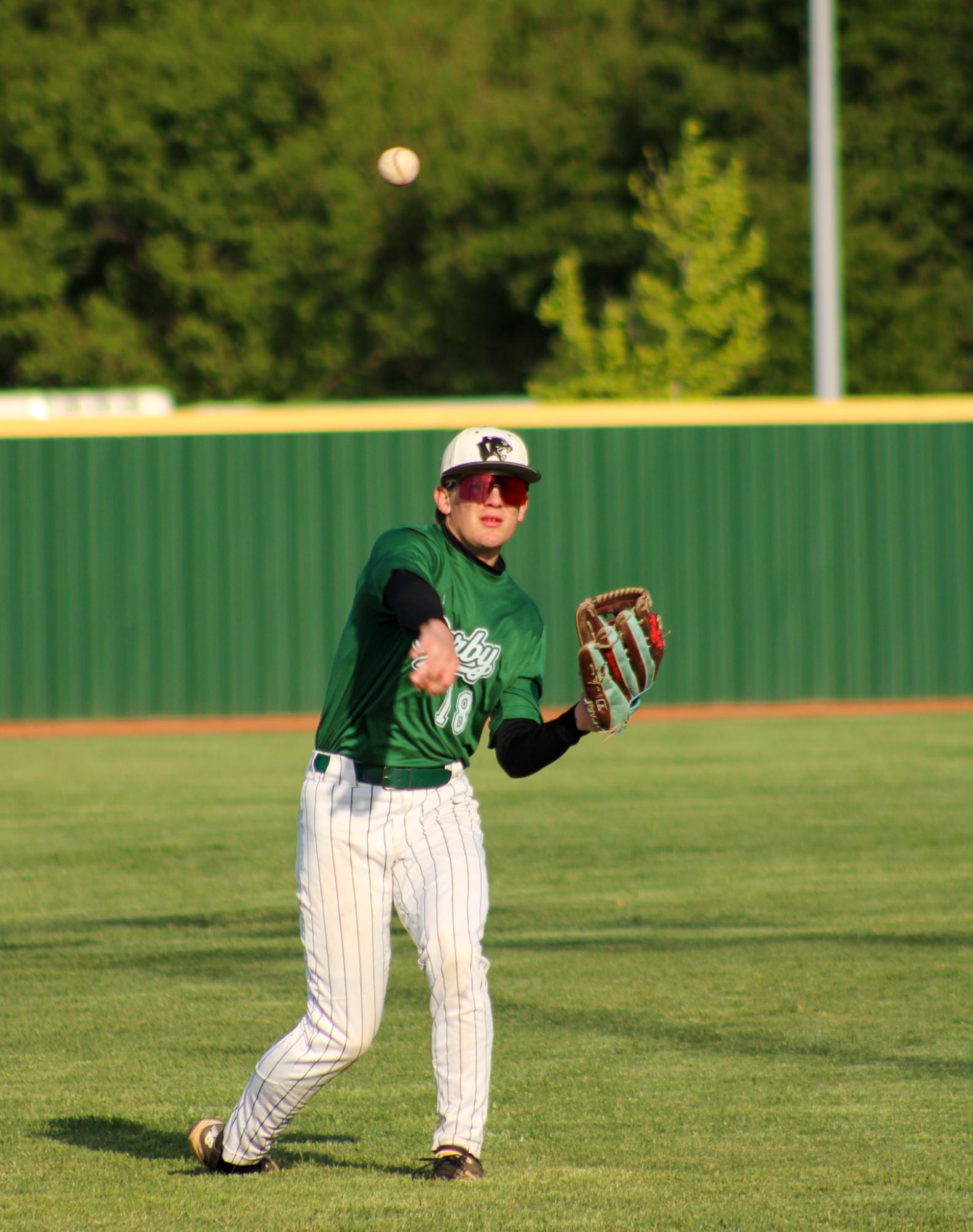 Varsity Baseball vs. Maize ( Photos by Tristan Anderson )
