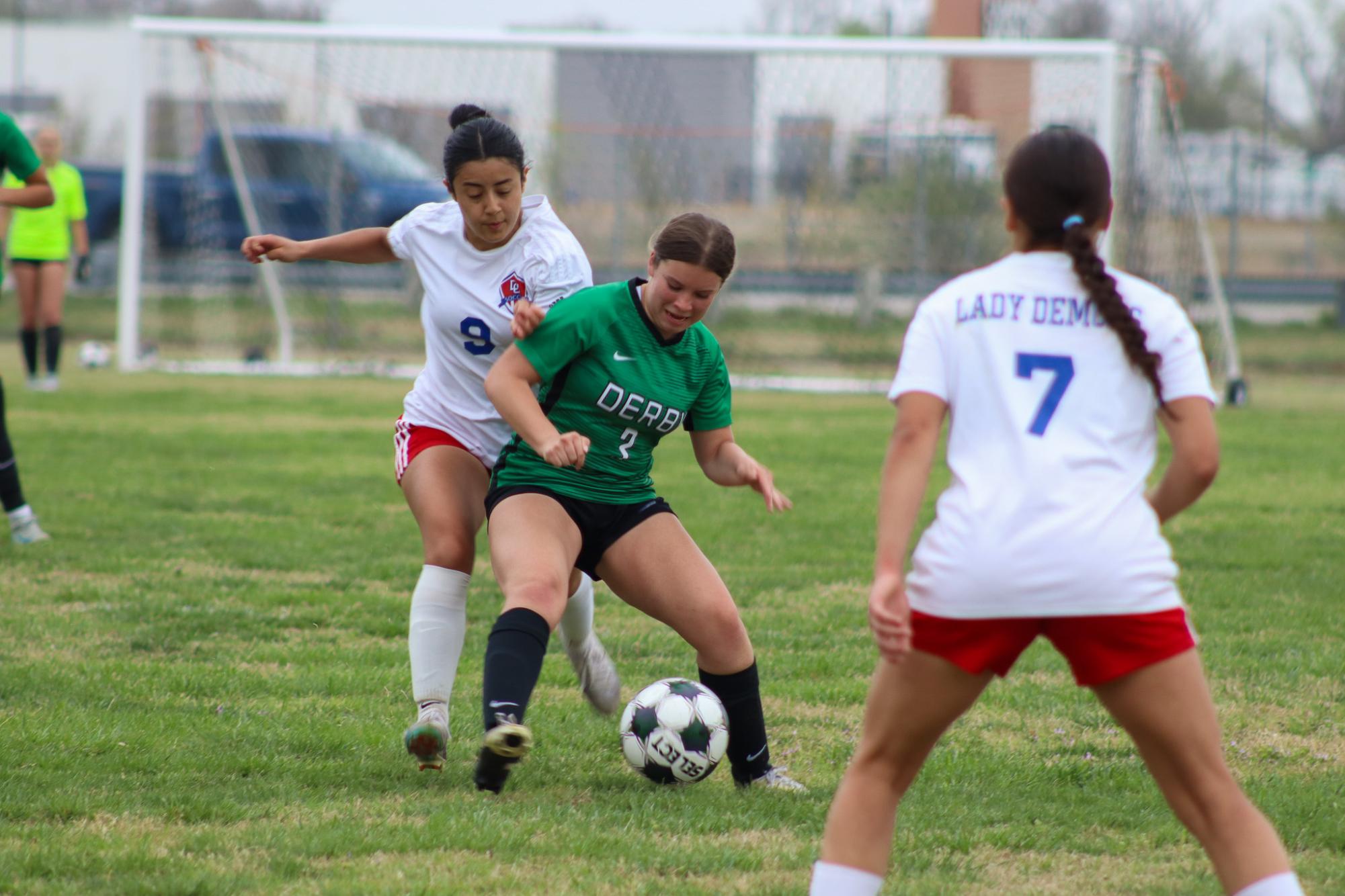 Girls Varsity soccer vs. Dodge (Photos by Delainey Stephenson)