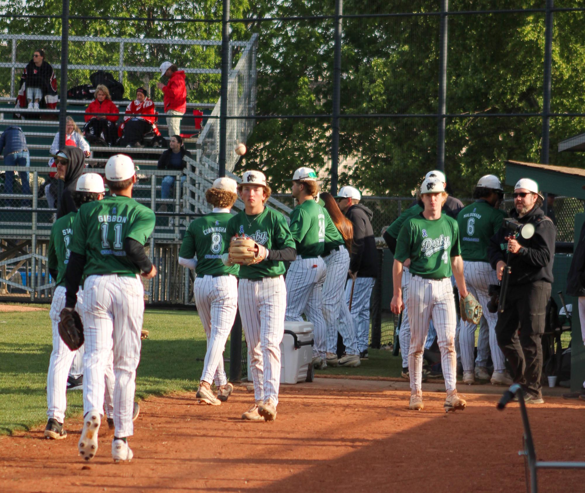 Varsity Baseball vs. Maize ( Photos by Tristan Anderson )