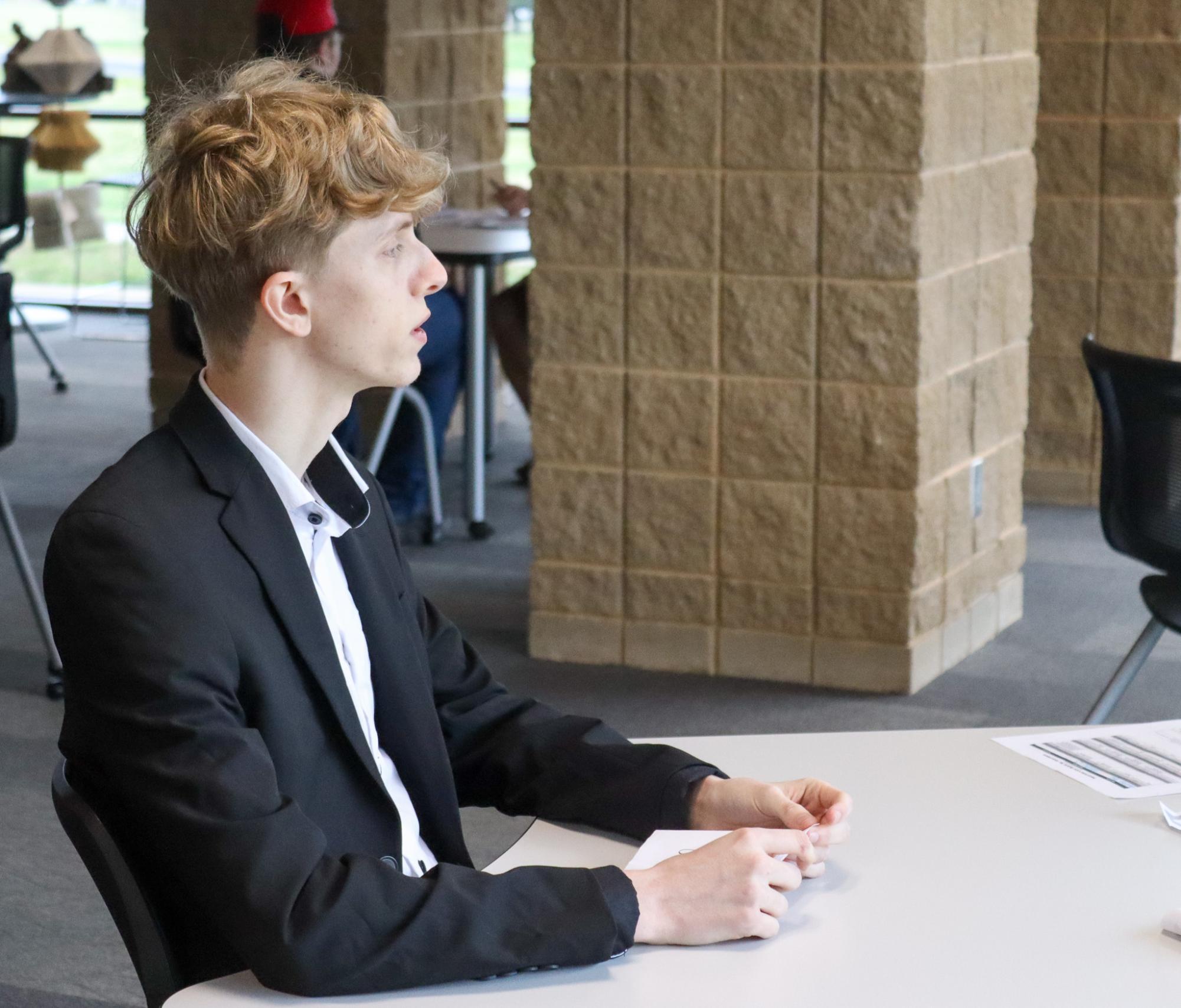 Student's Mock Interview (Photos by Isaiah Gabriel)