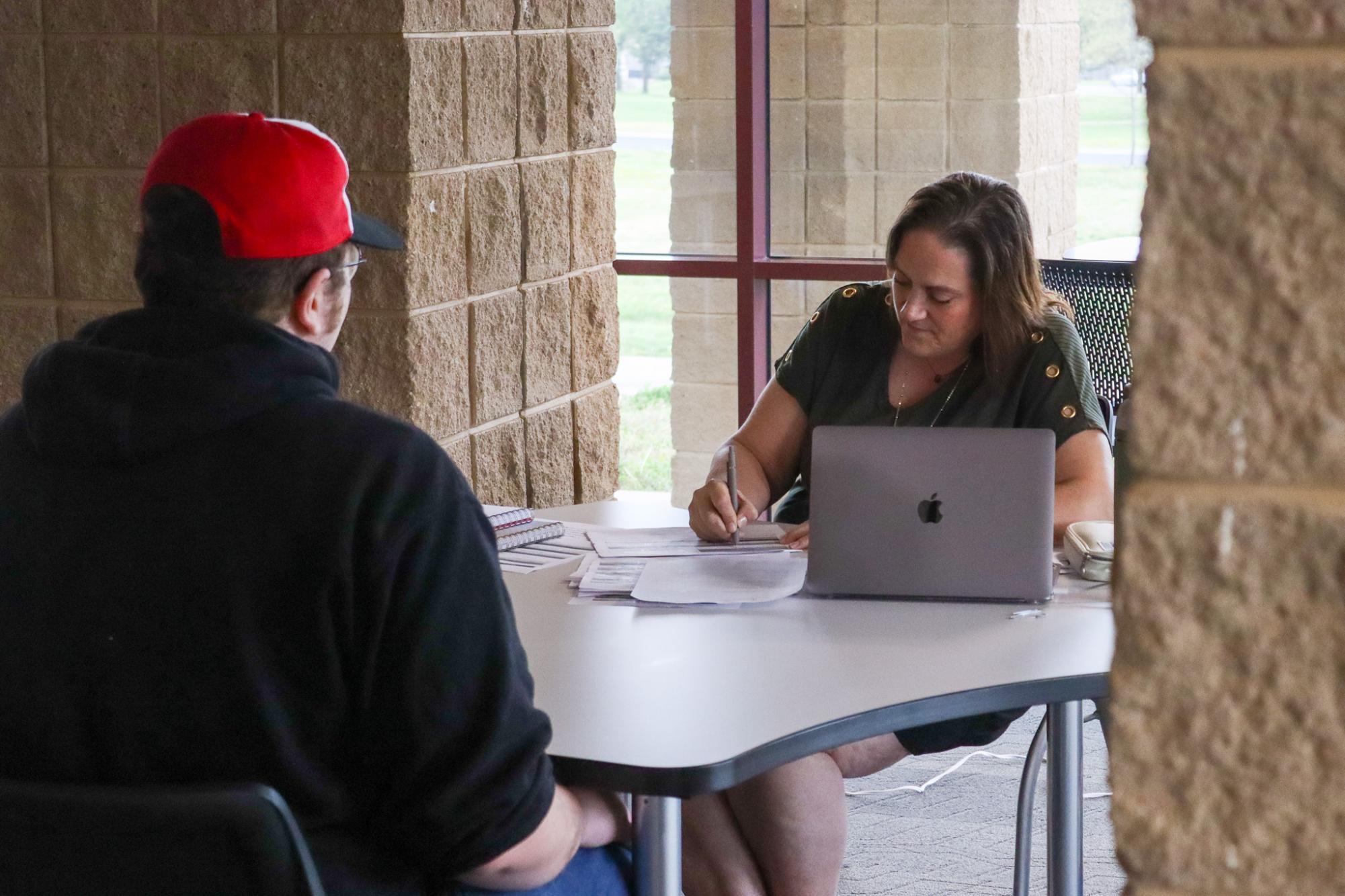 Student's Mock Interview (Photos by Isaiah Gabriel)