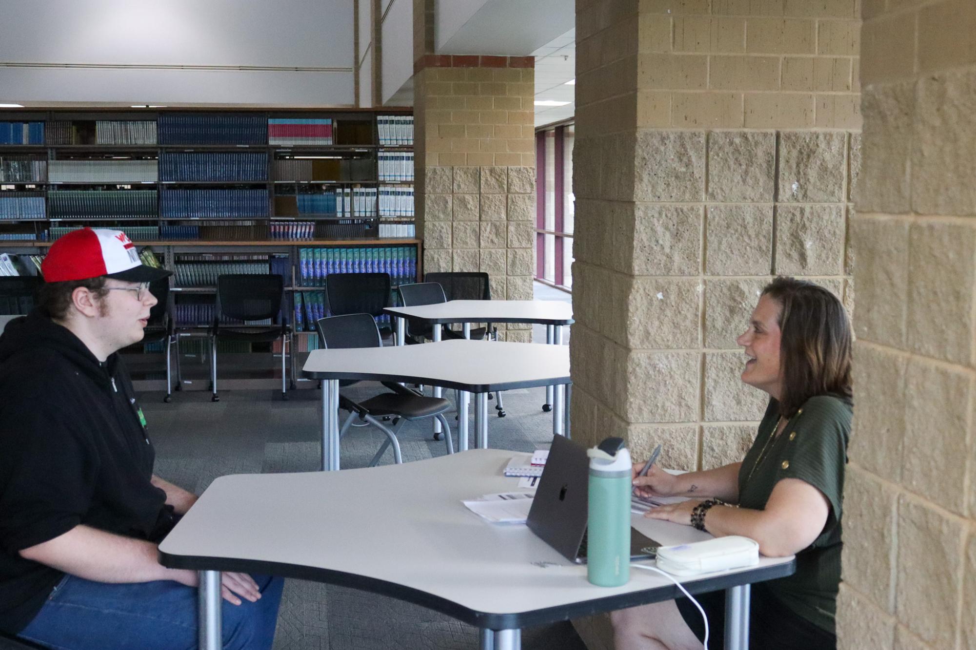 Student's Mock Interview (Photos by Isaiah Gabriel)