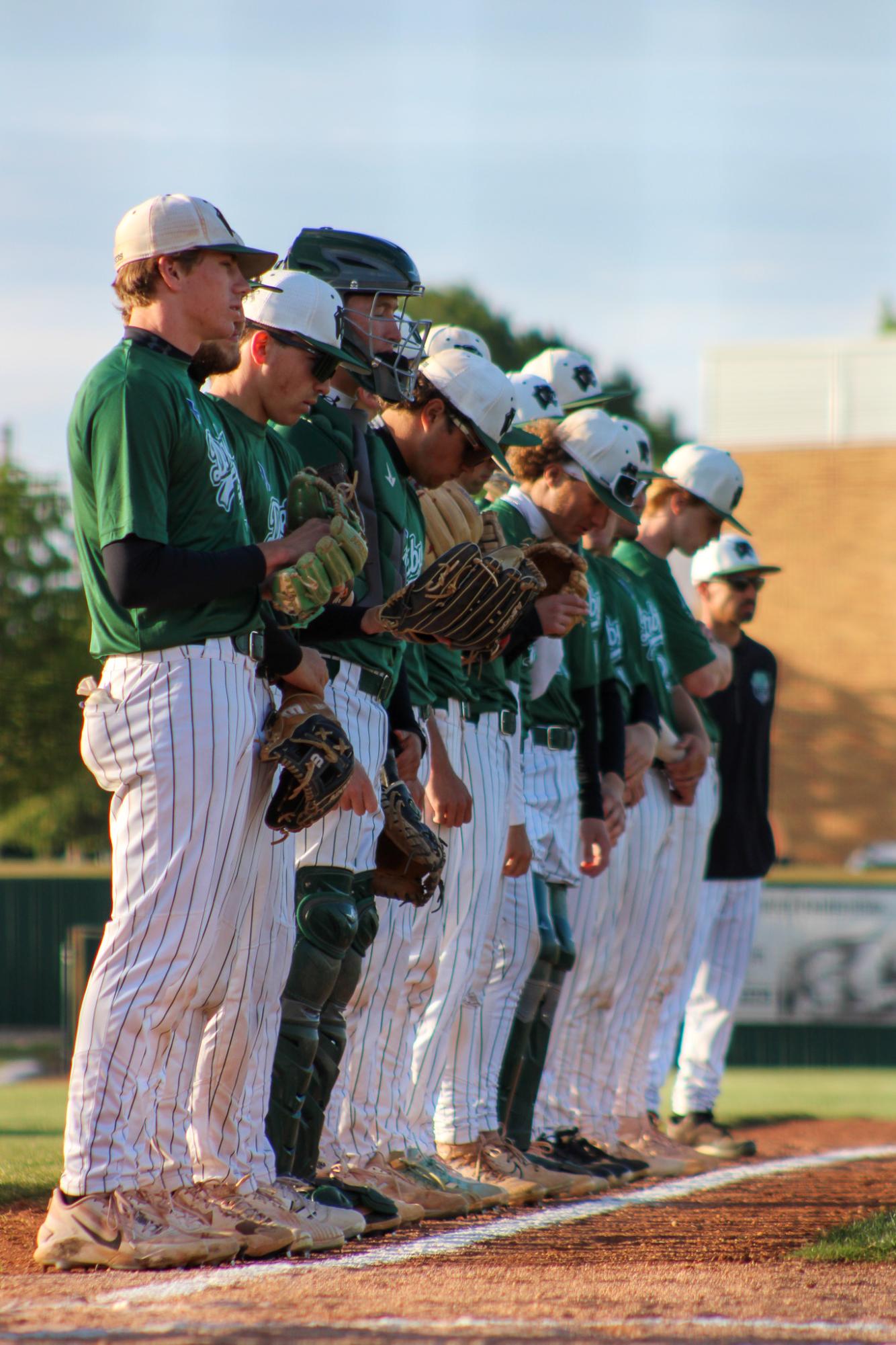 Varsity Baseball vs. Maize ( Photos by Tristan Anderson )