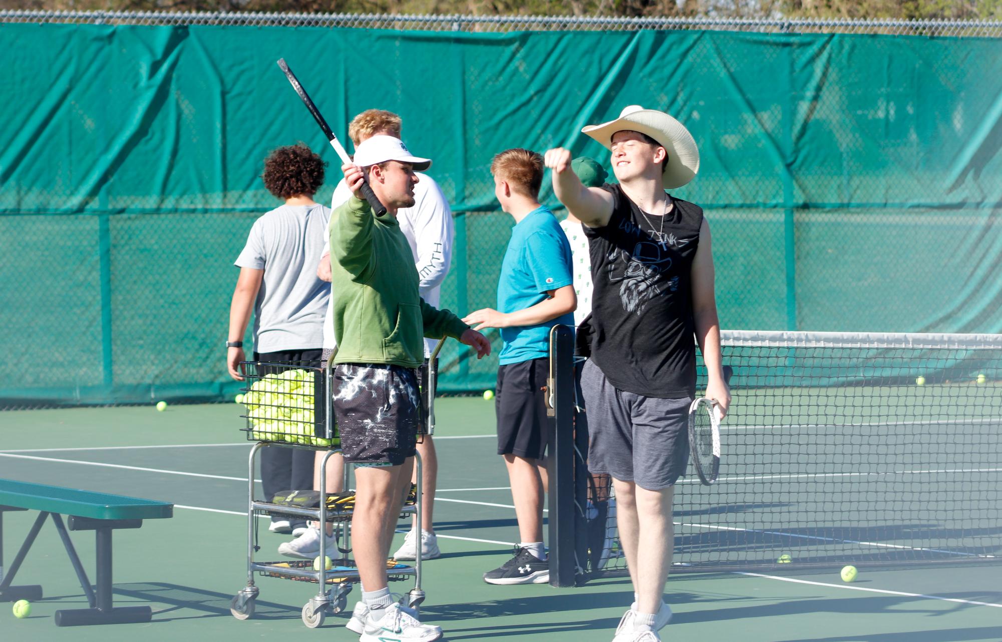 Tennis Practice (Photos by Brianna Santillan)