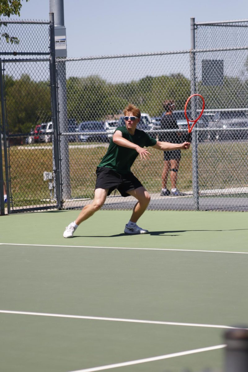 Junior Brennan Ball during a match.