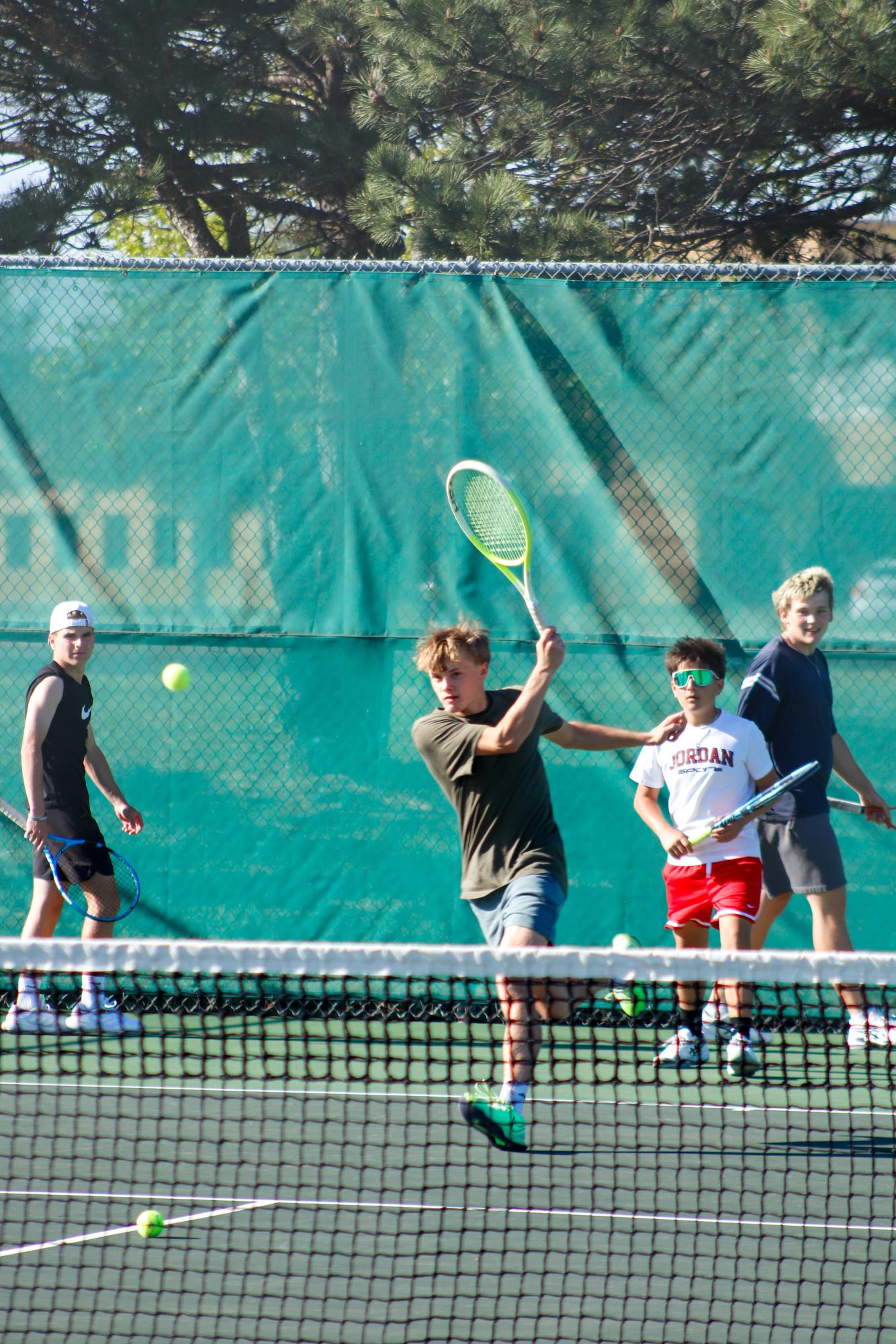Tennis Practice (Photos by Brianna Santillan)