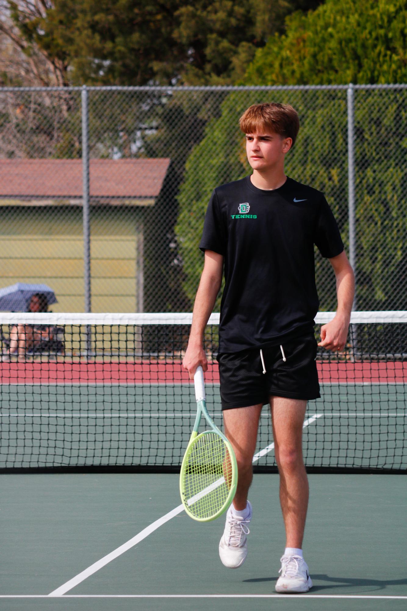 Varsity Boys Tennis at Mcpherson (Photos by Abbie Villarreal)