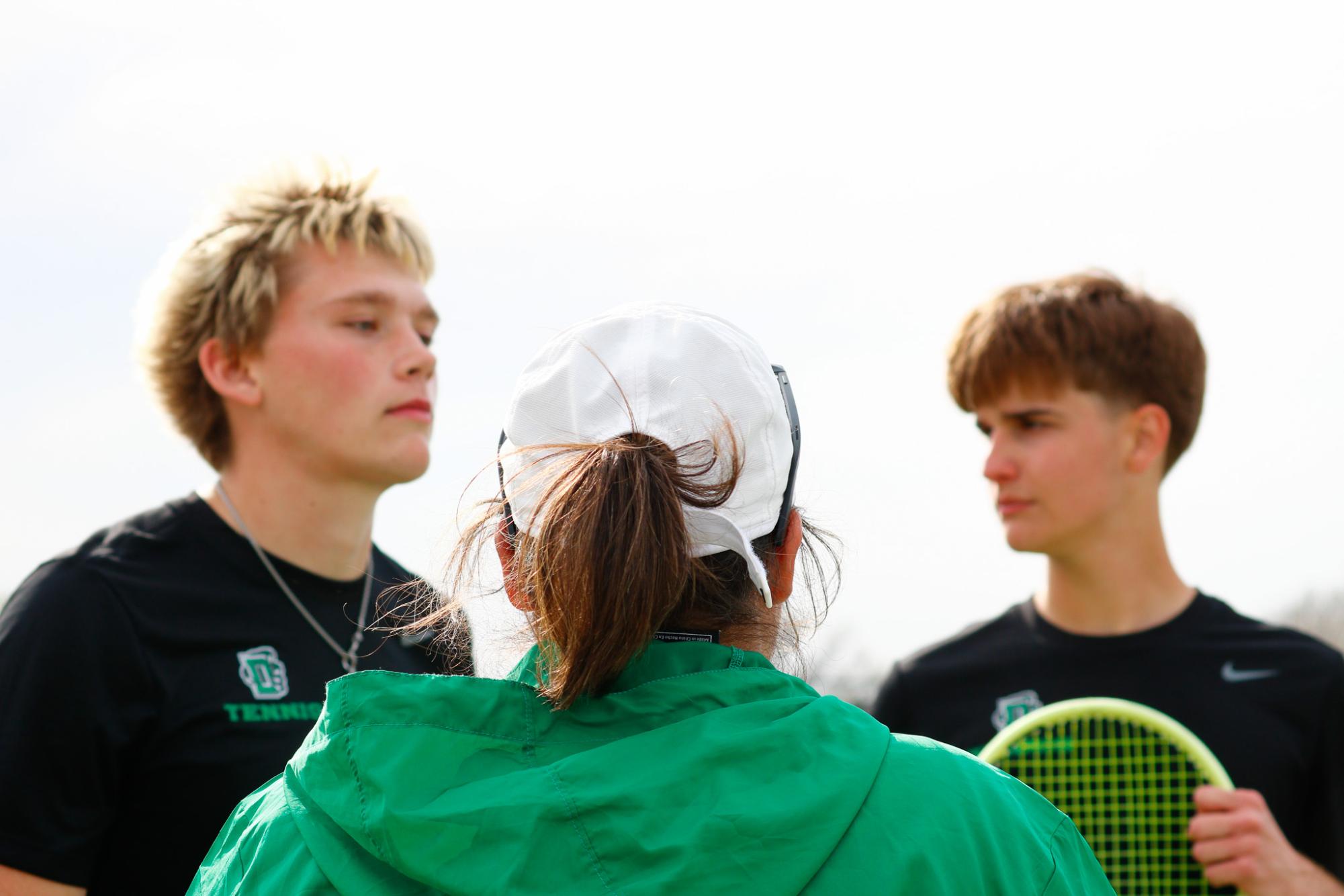 Varsity Boys Tennis at Mcpherson (Photos by Abbie Villarreal)