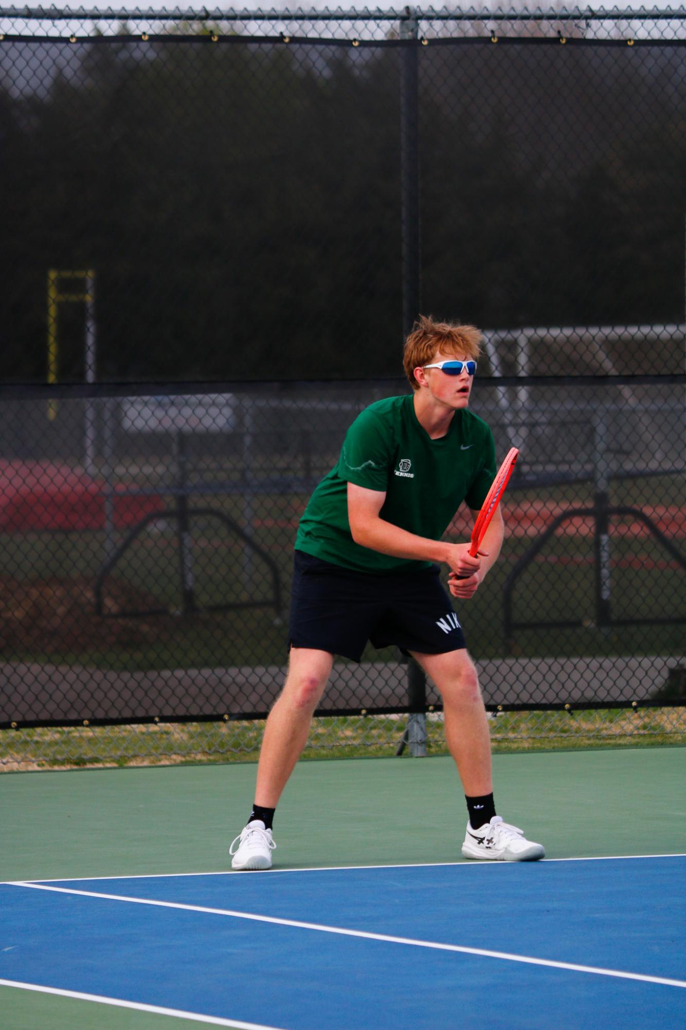 Varsity Boys Tennis at Mcpherson (Photos by Abbie Villarreal)