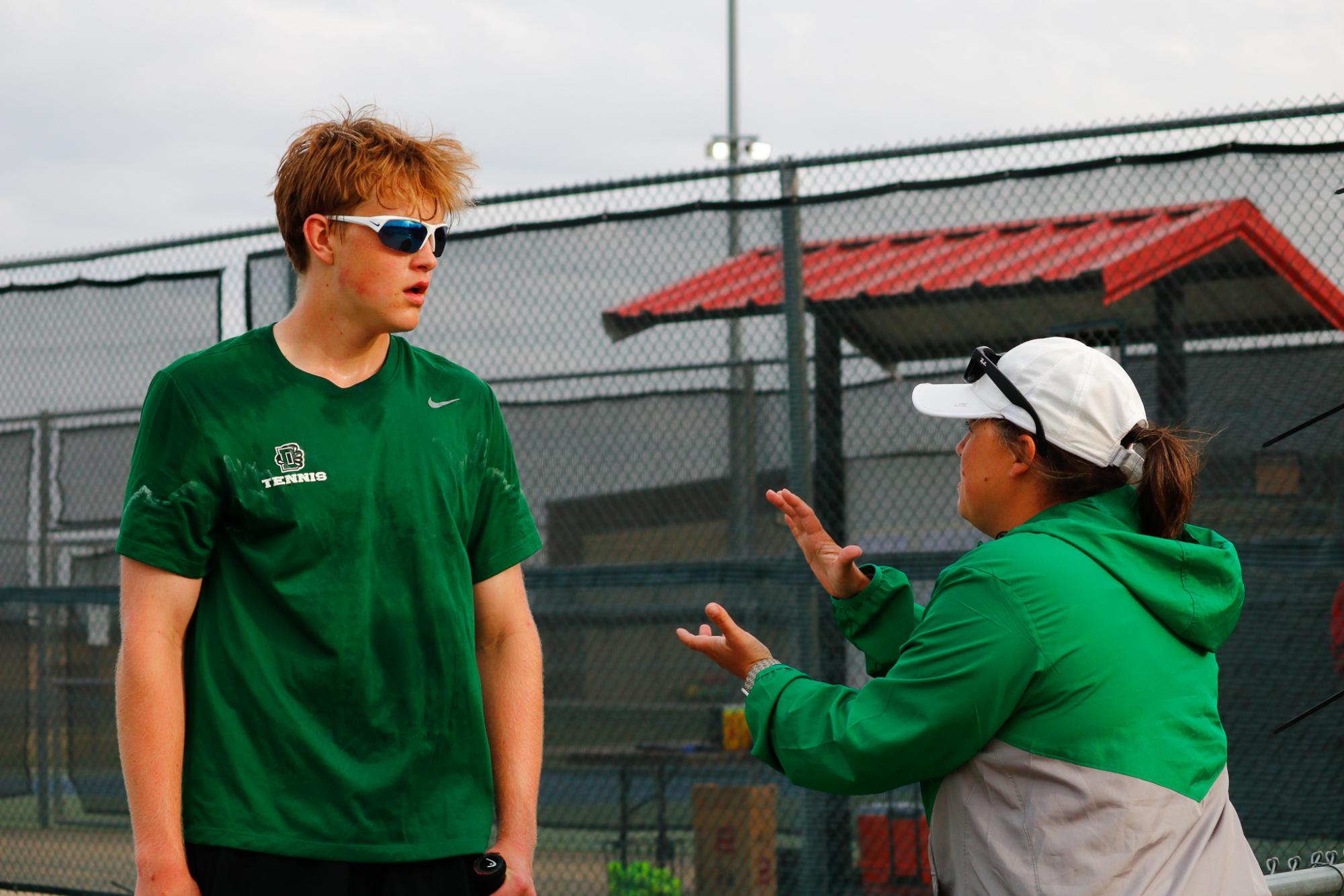 Varsity Boys Tennis at Mcpherson (Photos by Abbie Villarreal)