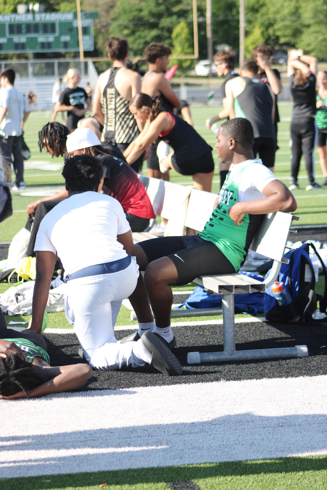 Senior night track and field at Panther Stadium (photos by Alex Flores)