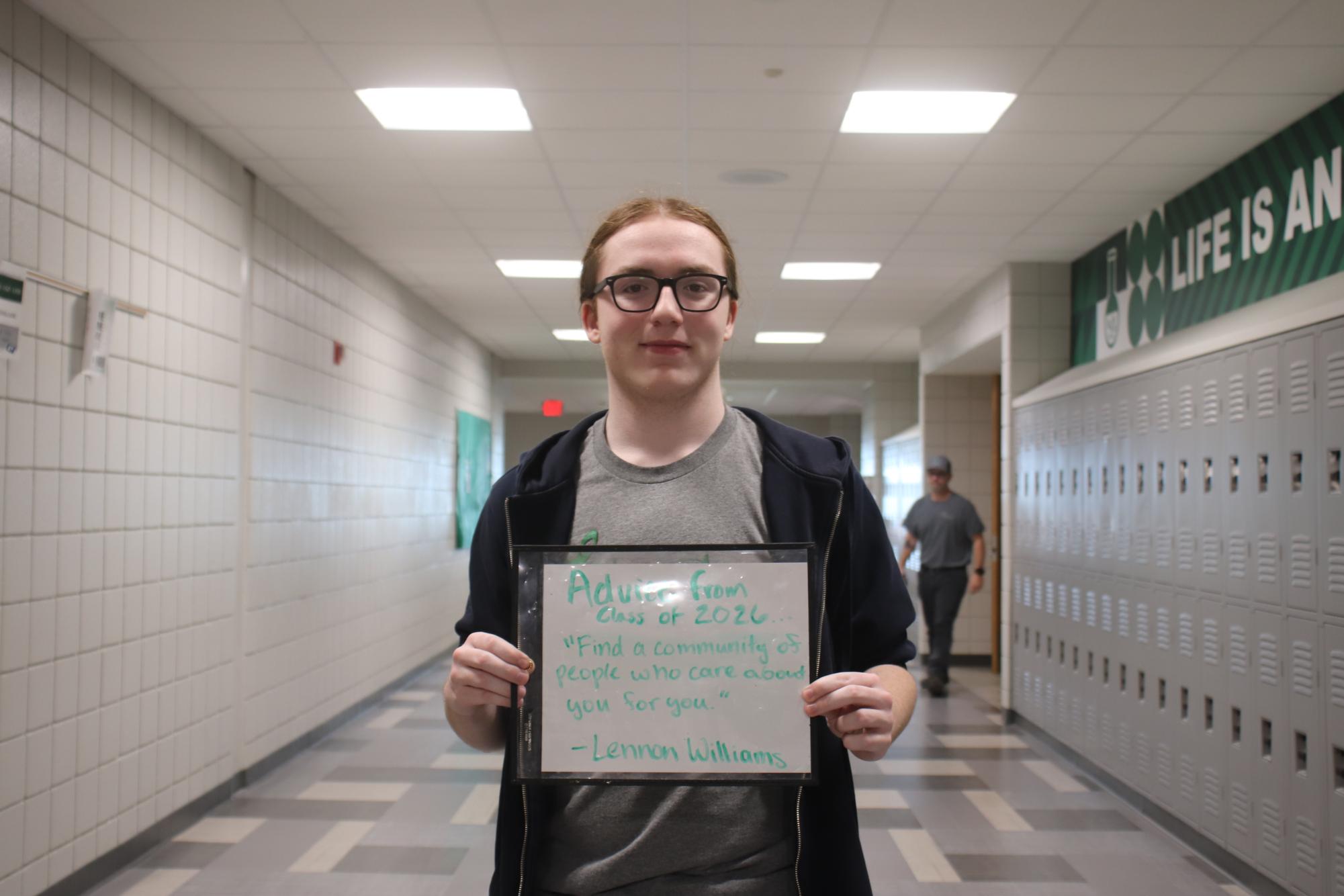 Senior advice (by Emmalee Searle and Lilly Macormac)
