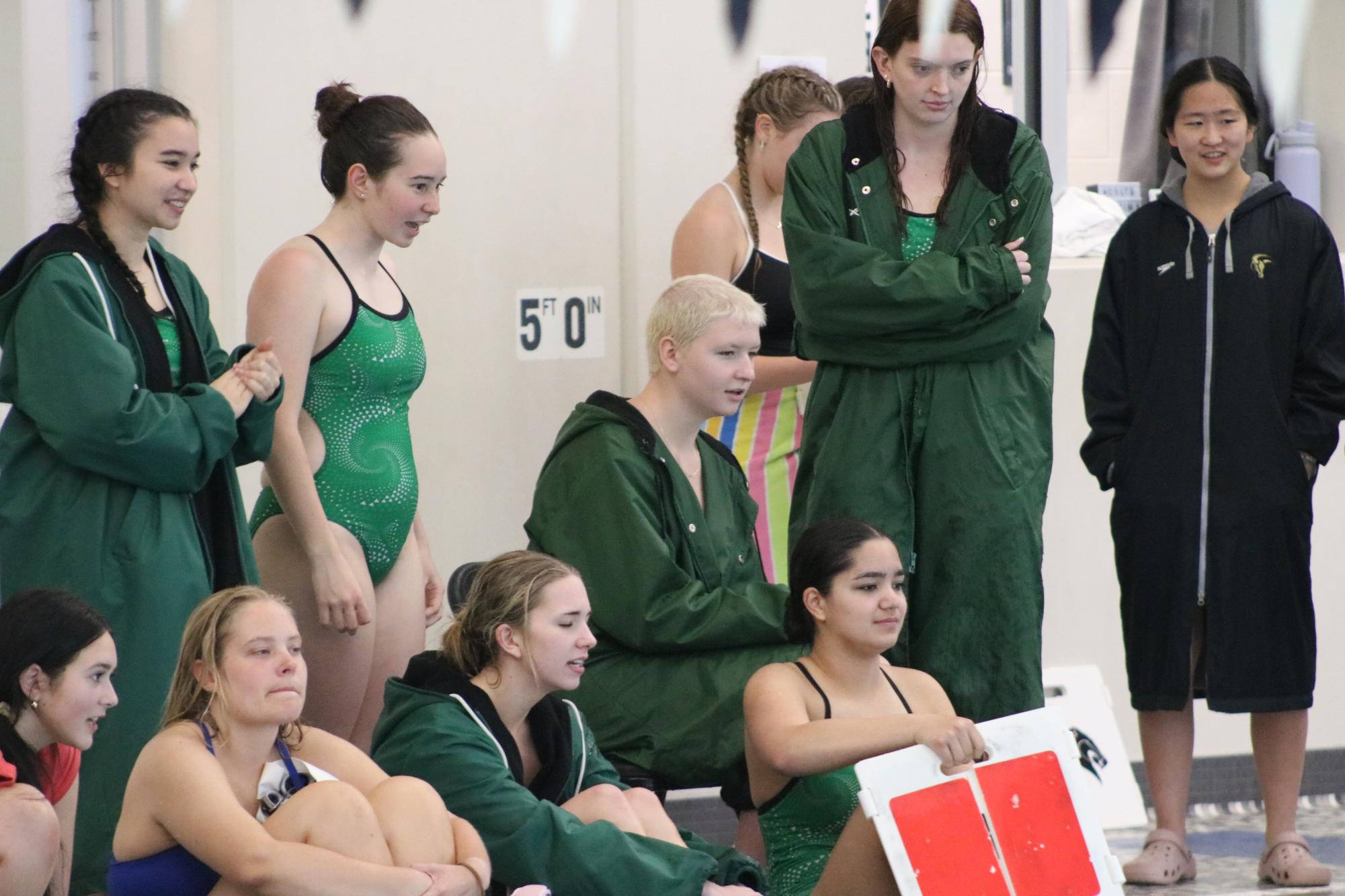 Girls swim senior night (Photos by Sophia Rogers)