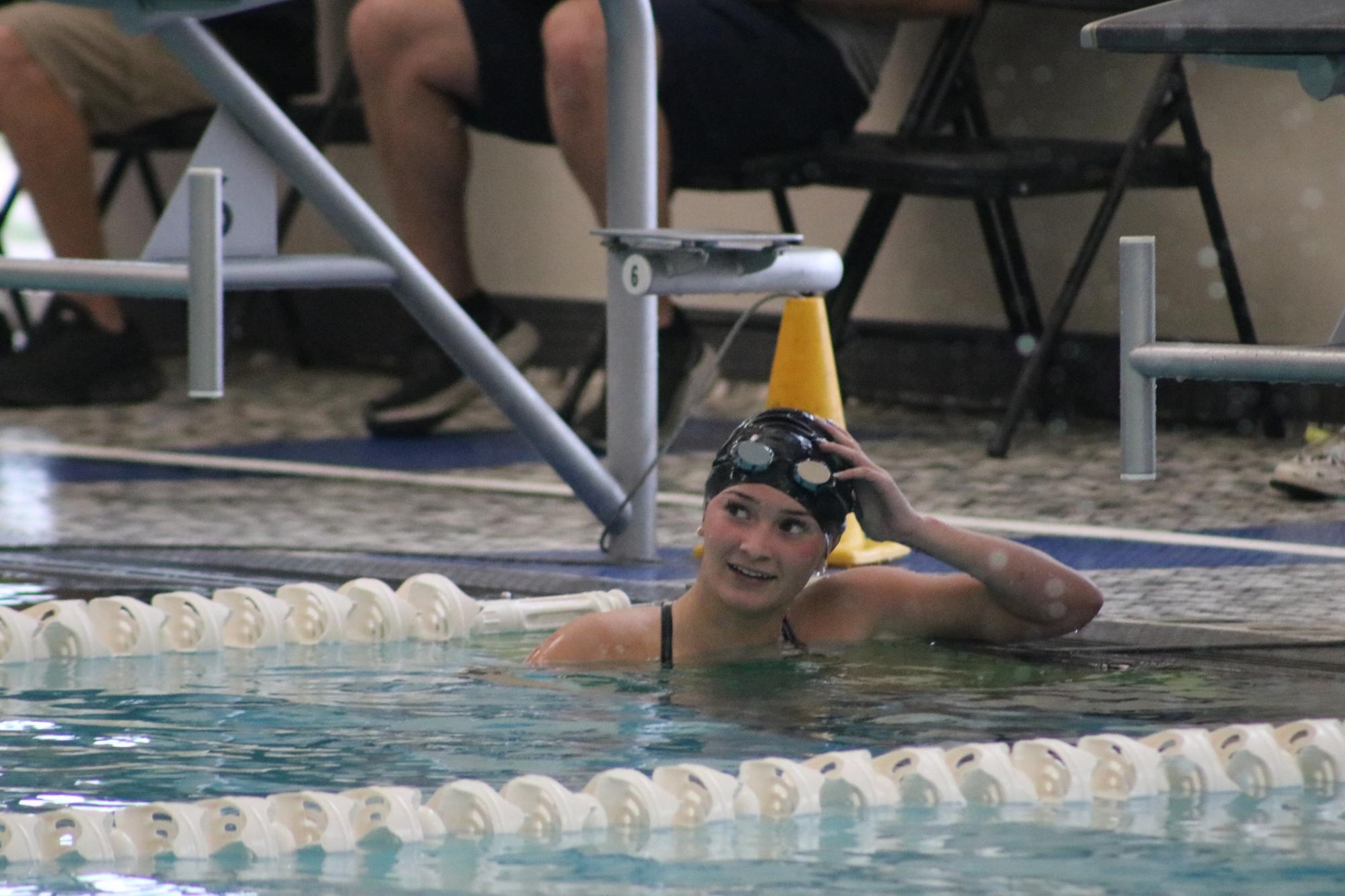 Girls swim senior night (Photos by Sophia Rogers)