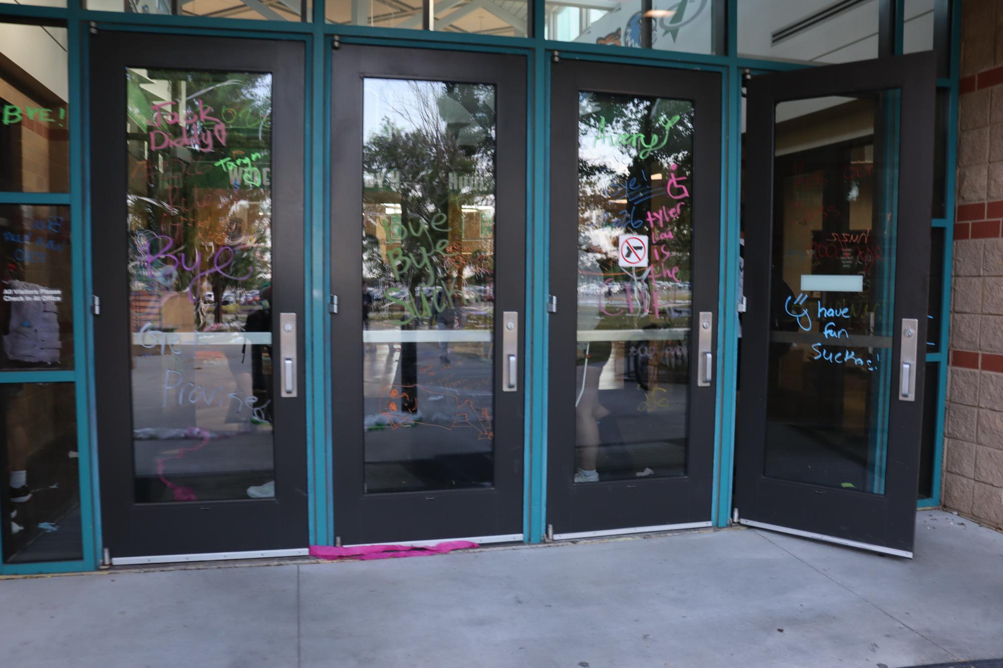 Senior prank (photos by Alex Flores)