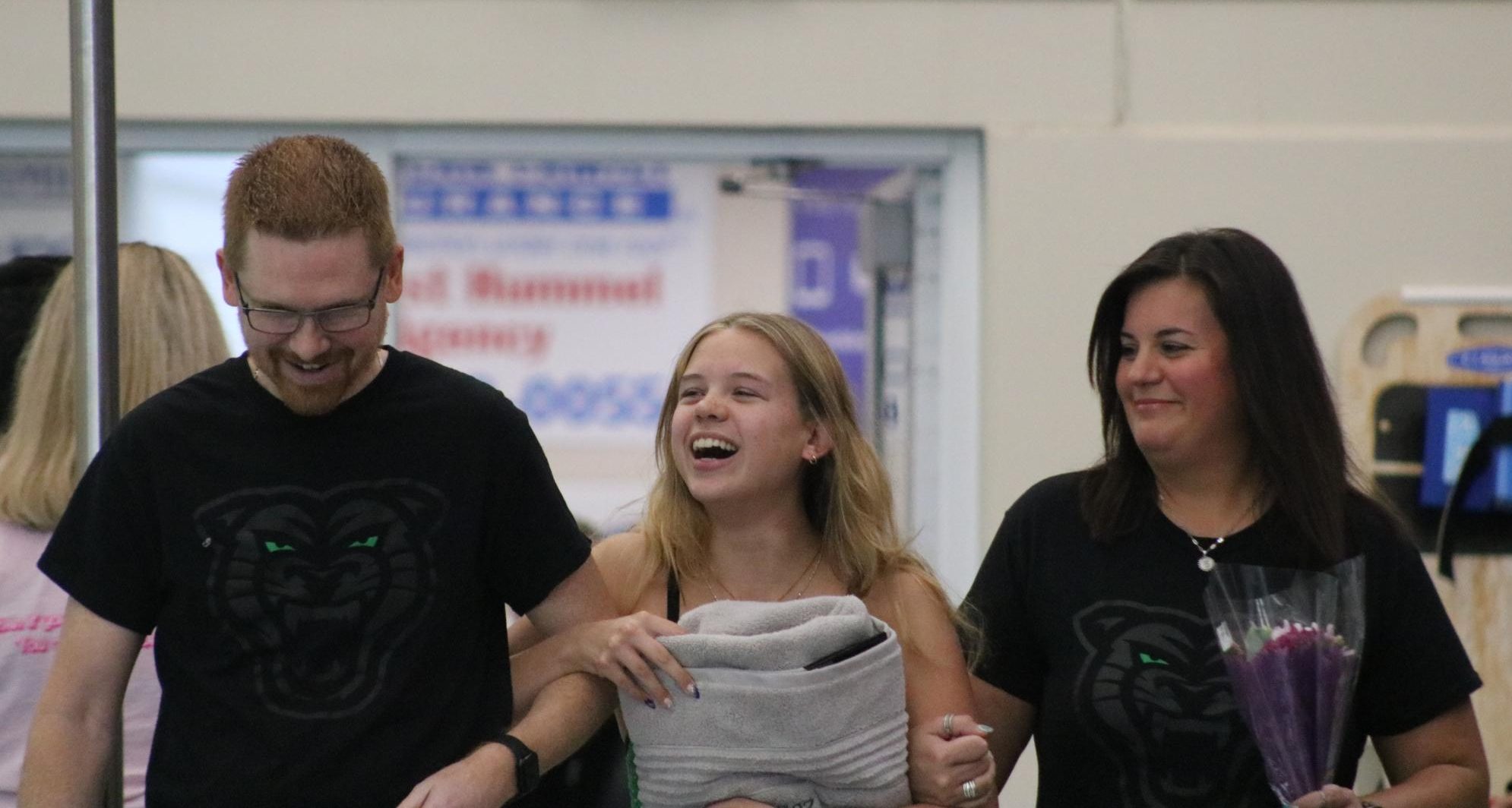 Girls swim senior night (Photos by Sophia Rogers)
