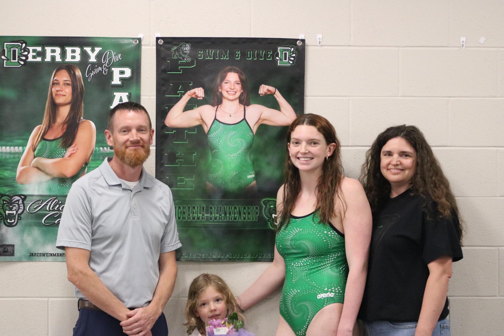 Girls swim senior night (Photos by Sophia Rogers)