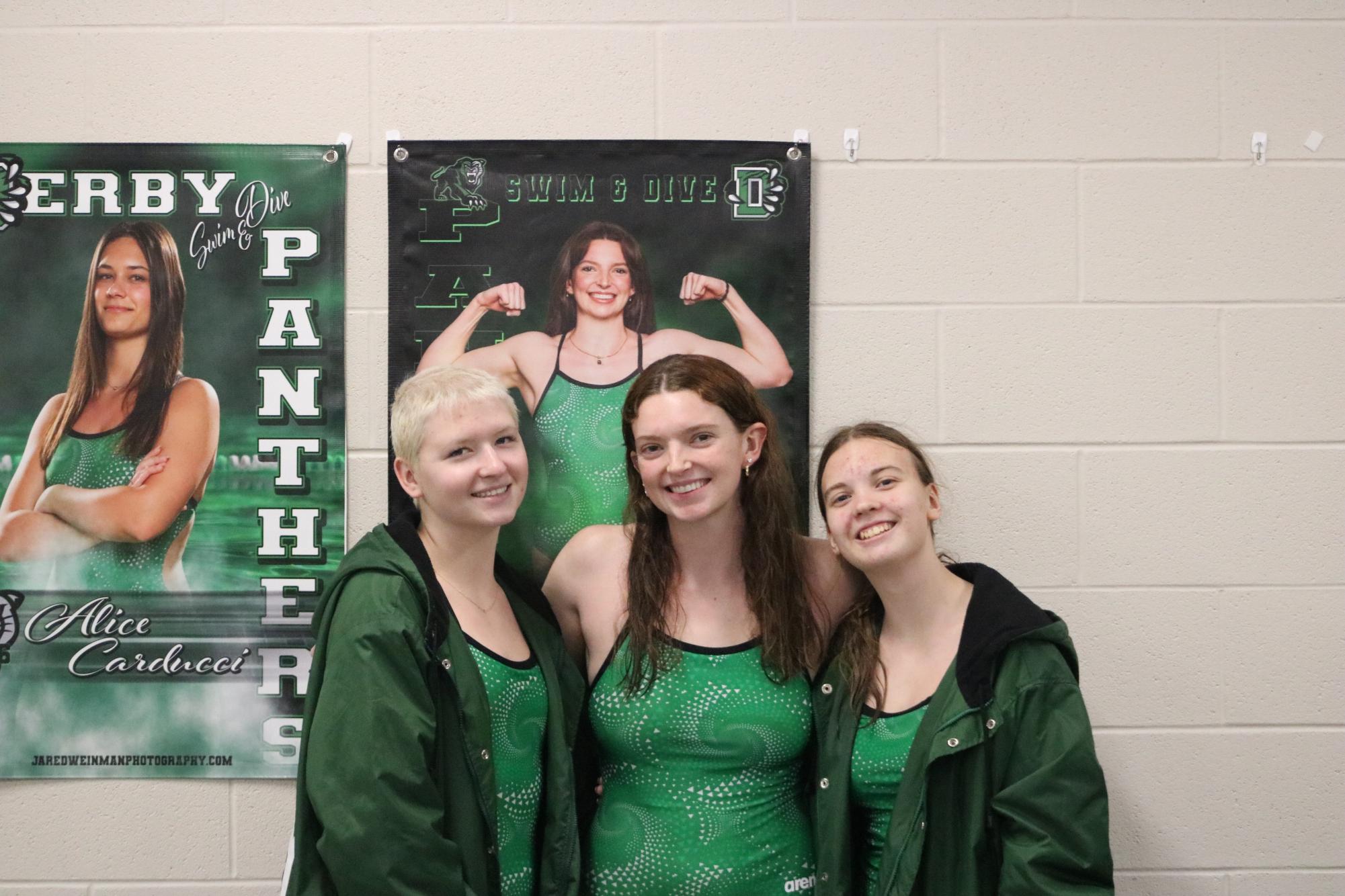 Girls swim senior night (Photos by Sophia Rogers)