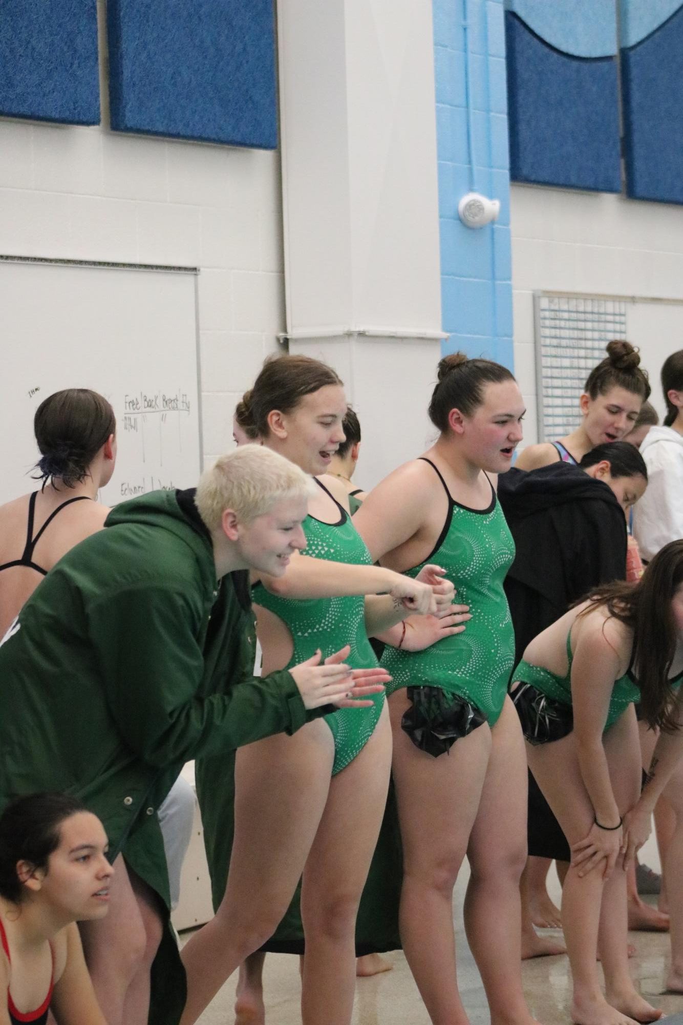 Girls swim at Salina (Photos by Sophia Rogers)