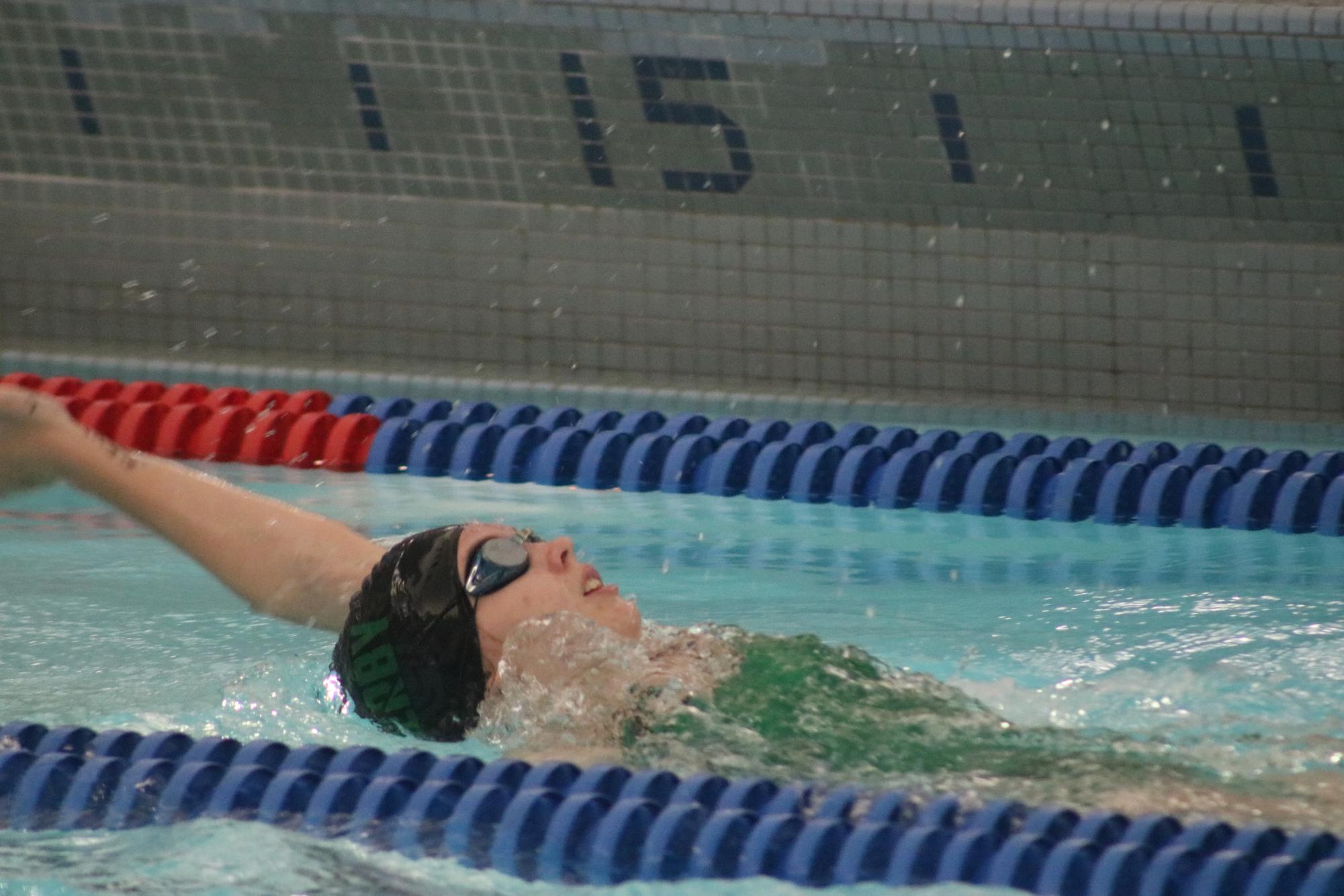 Girls swim at Salina (Photos by Sophia Rogers)