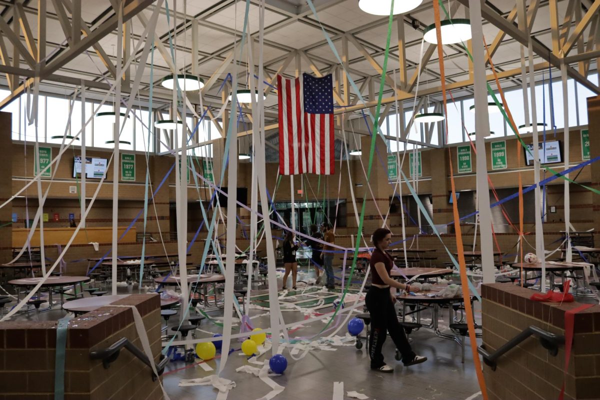 Class of 2026 senior prank the night before the seniors last academic day of school.