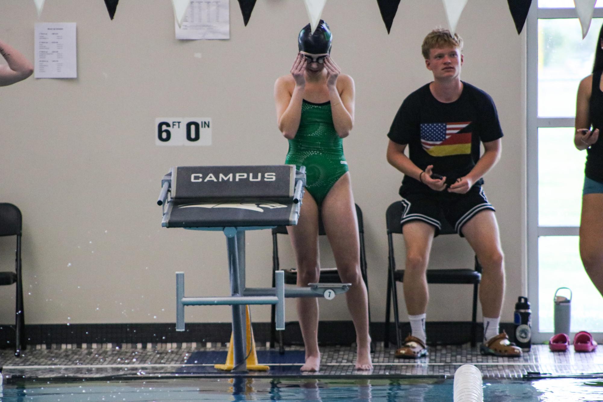 Girls Swim at Campus (Photos by Kaelyn Kissack)