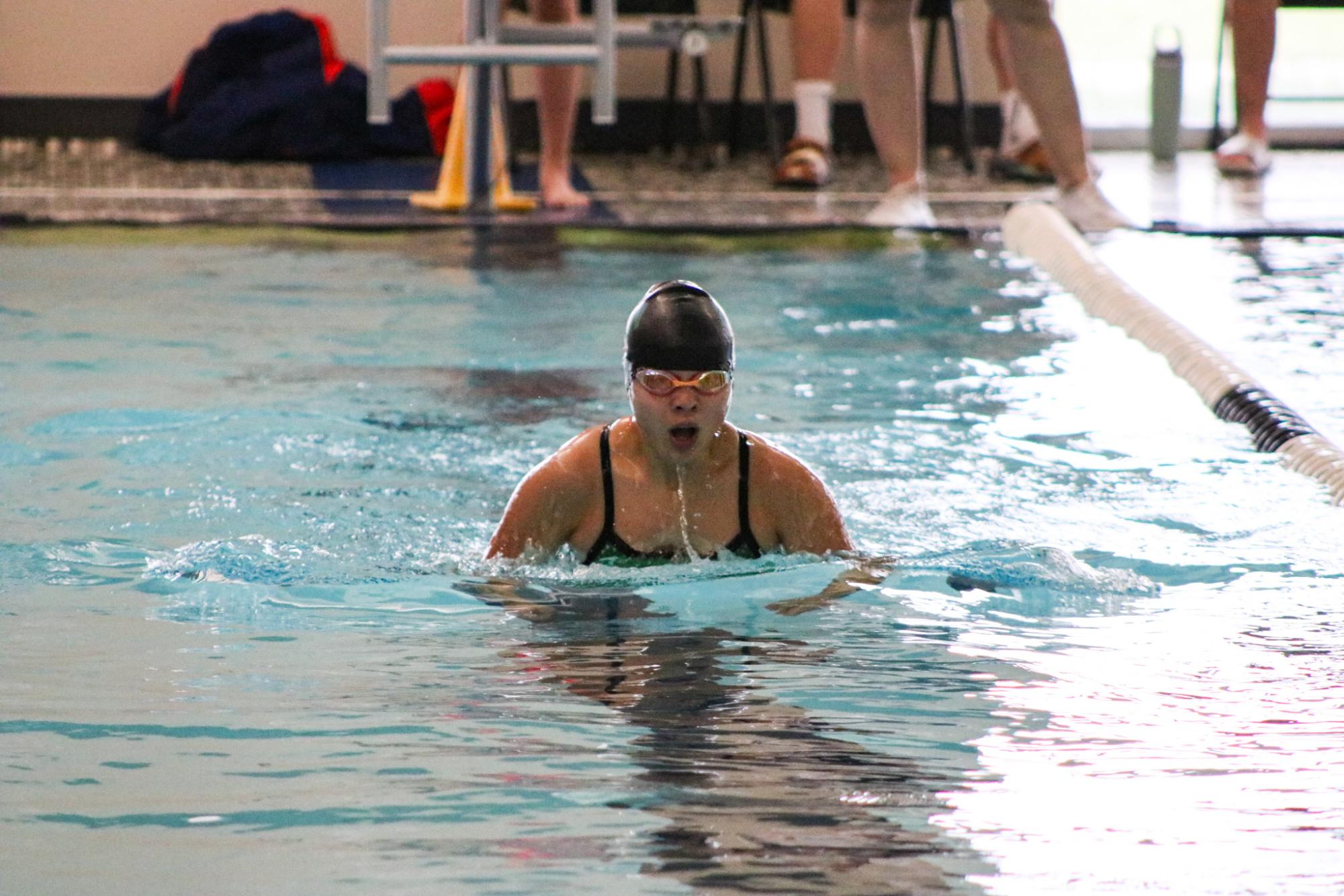 Girls Swim at Campus (Photos by Kaelyn Kissack)