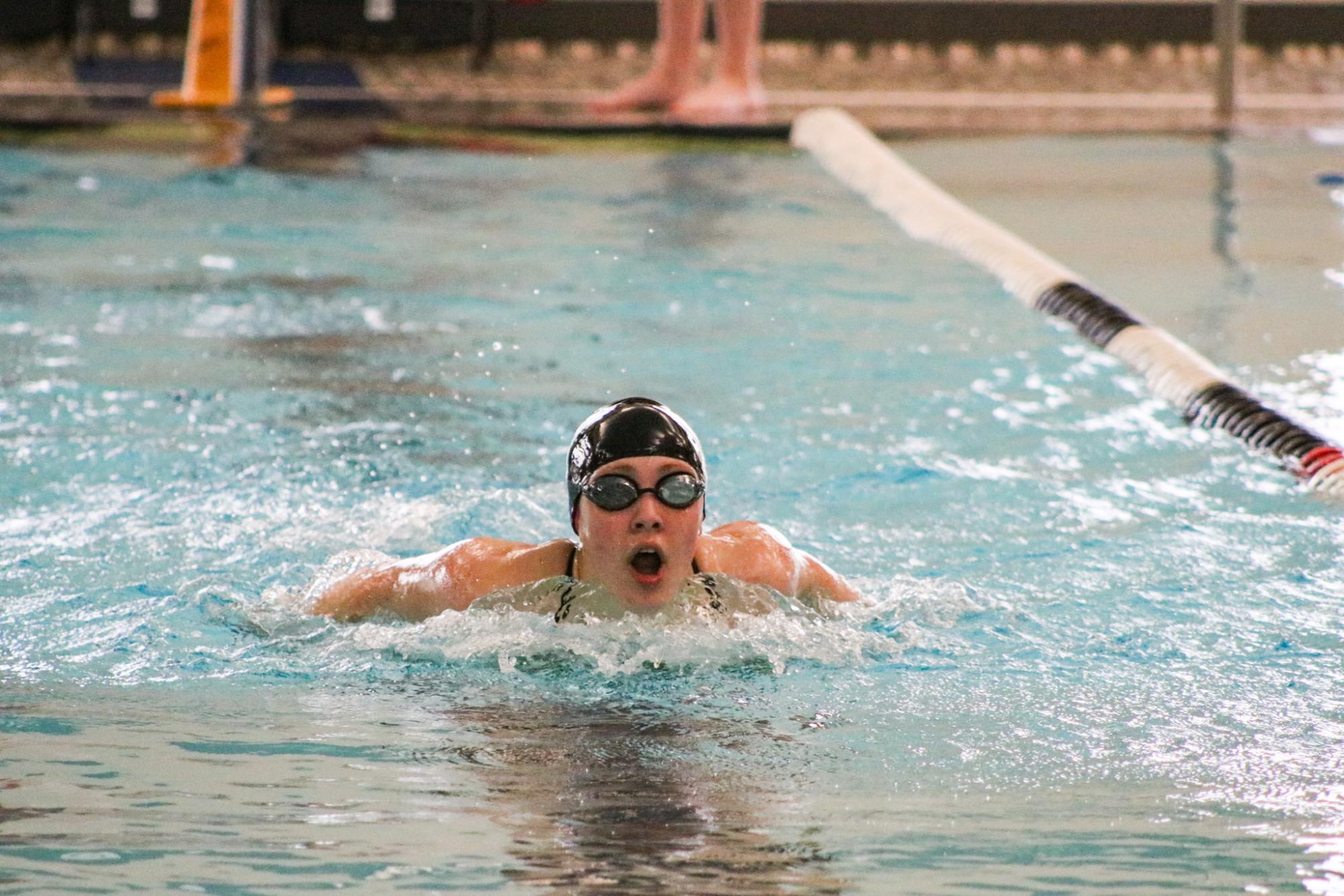 Girls Swim at Campus (Photos by Kaelyn Kissack)