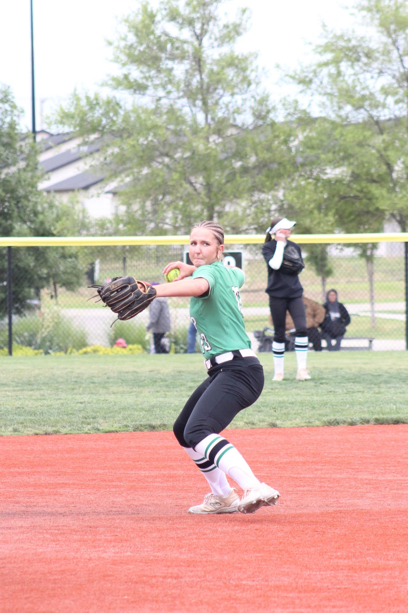 Varsity Softball Game 1 of Regionals vs. Junction City (Photos by Bree Stuhlsatz)