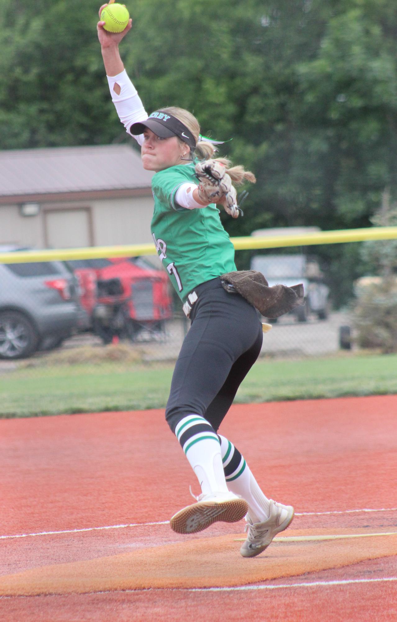 Varsity Softball Game 1 of Regionals vs. Junction City (Photos by Bree Stuhlsatz)