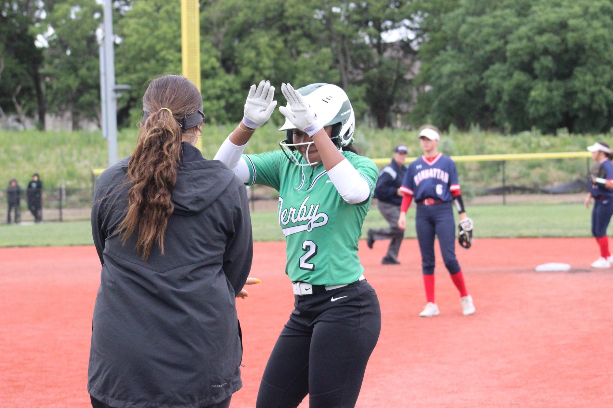 Varsity Softball Game 2 of Regionals vs. Manhattan (Photos by Bree Stuhlsatz)