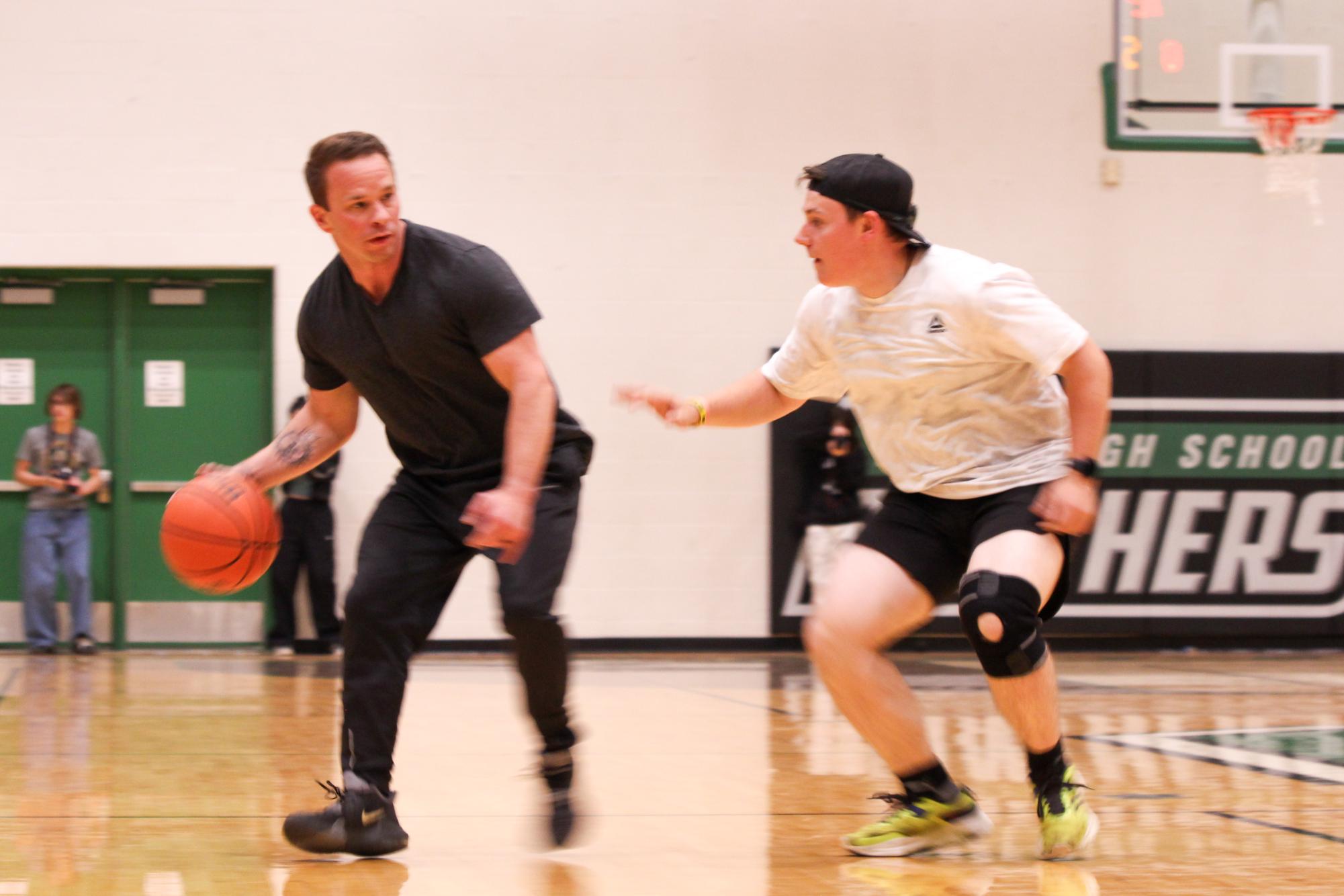 Student v Staff basketball (Photos by Samuel Shulda)