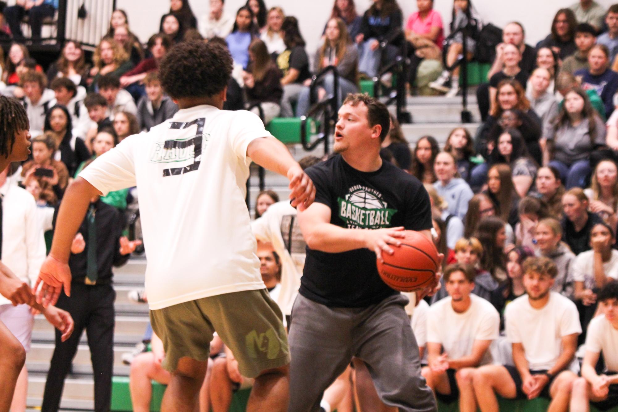Student v Staff basketball (Photos by Samuel Shulda)