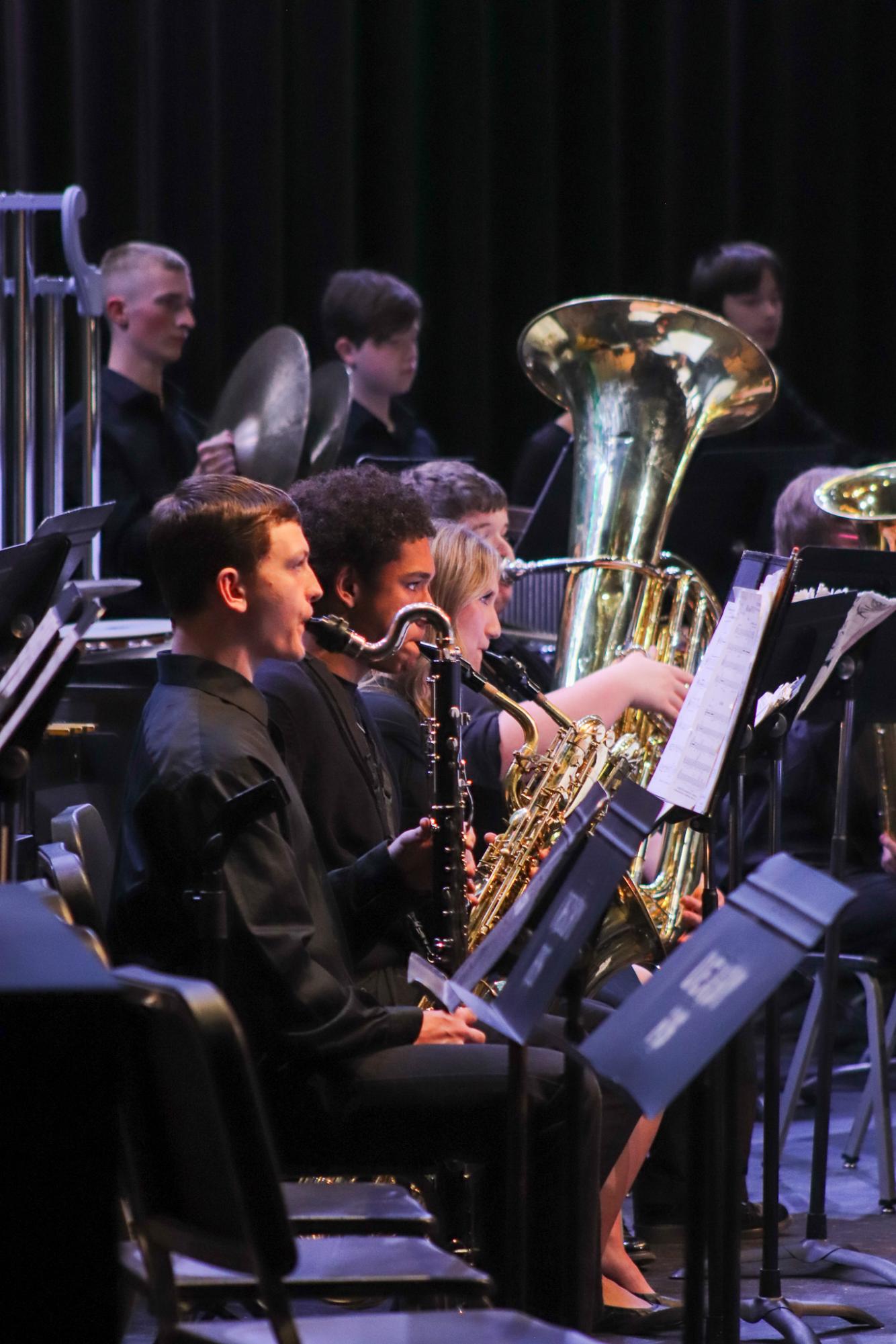Concert Band, Symphonic Band, and Wind Ensemble Concert (Photos by Madison Hite)